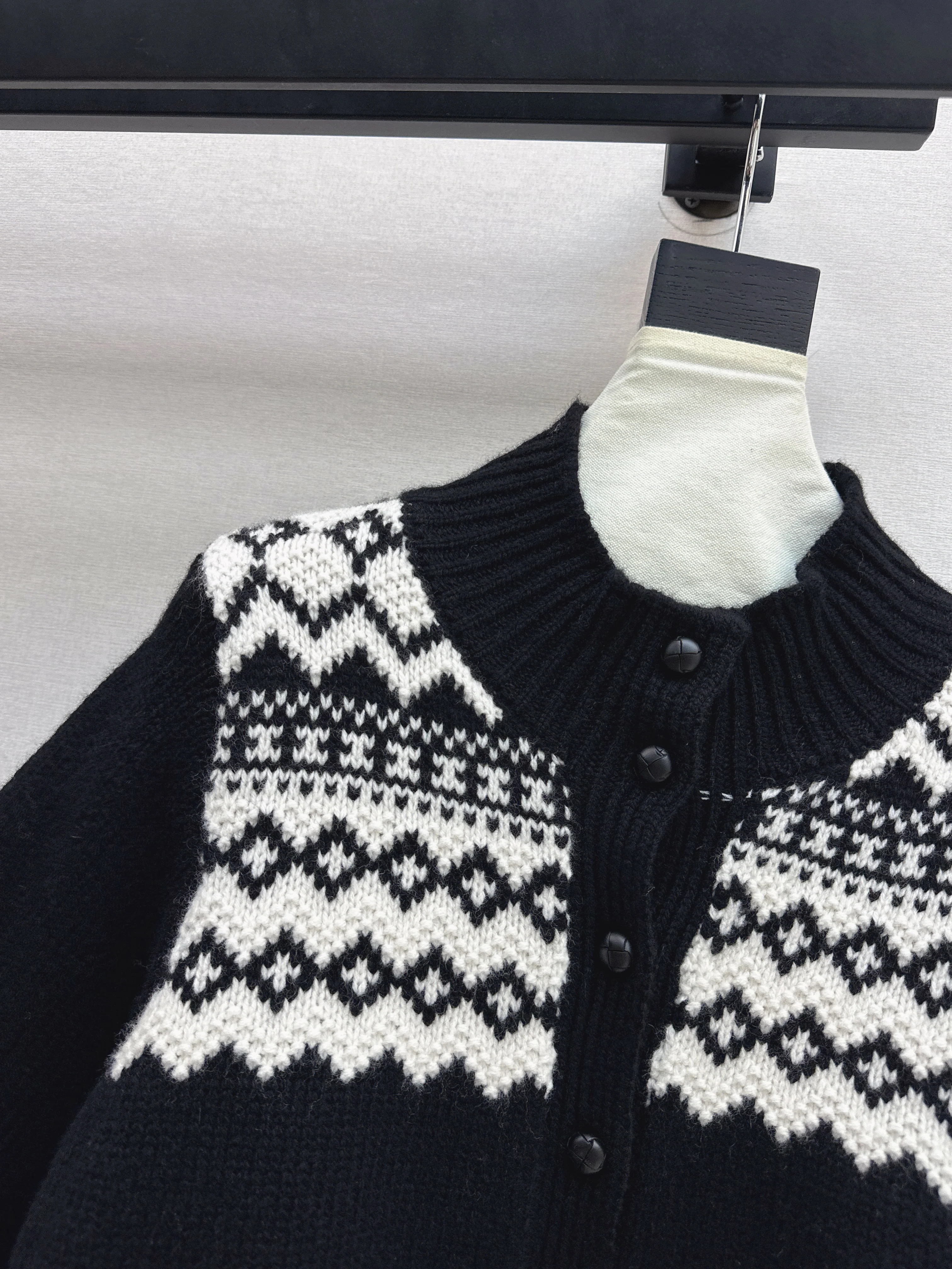 Ralp 26ss fair isle knit cardigan