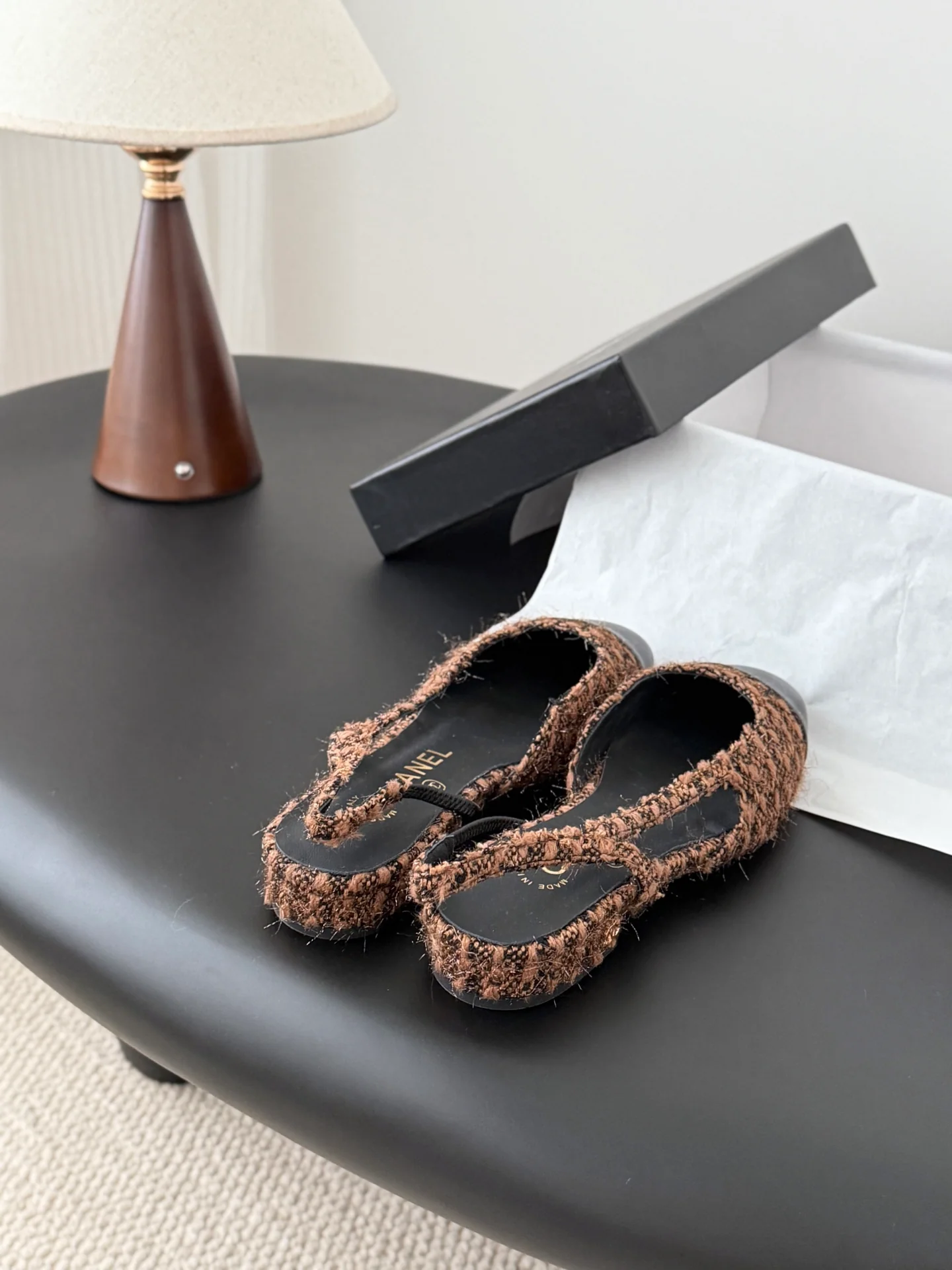 Chan 25fw slingback sandals
