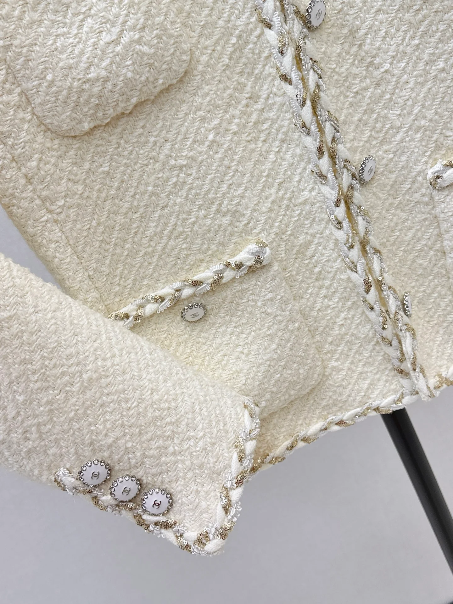 Chan 26ss woven tweed jacket