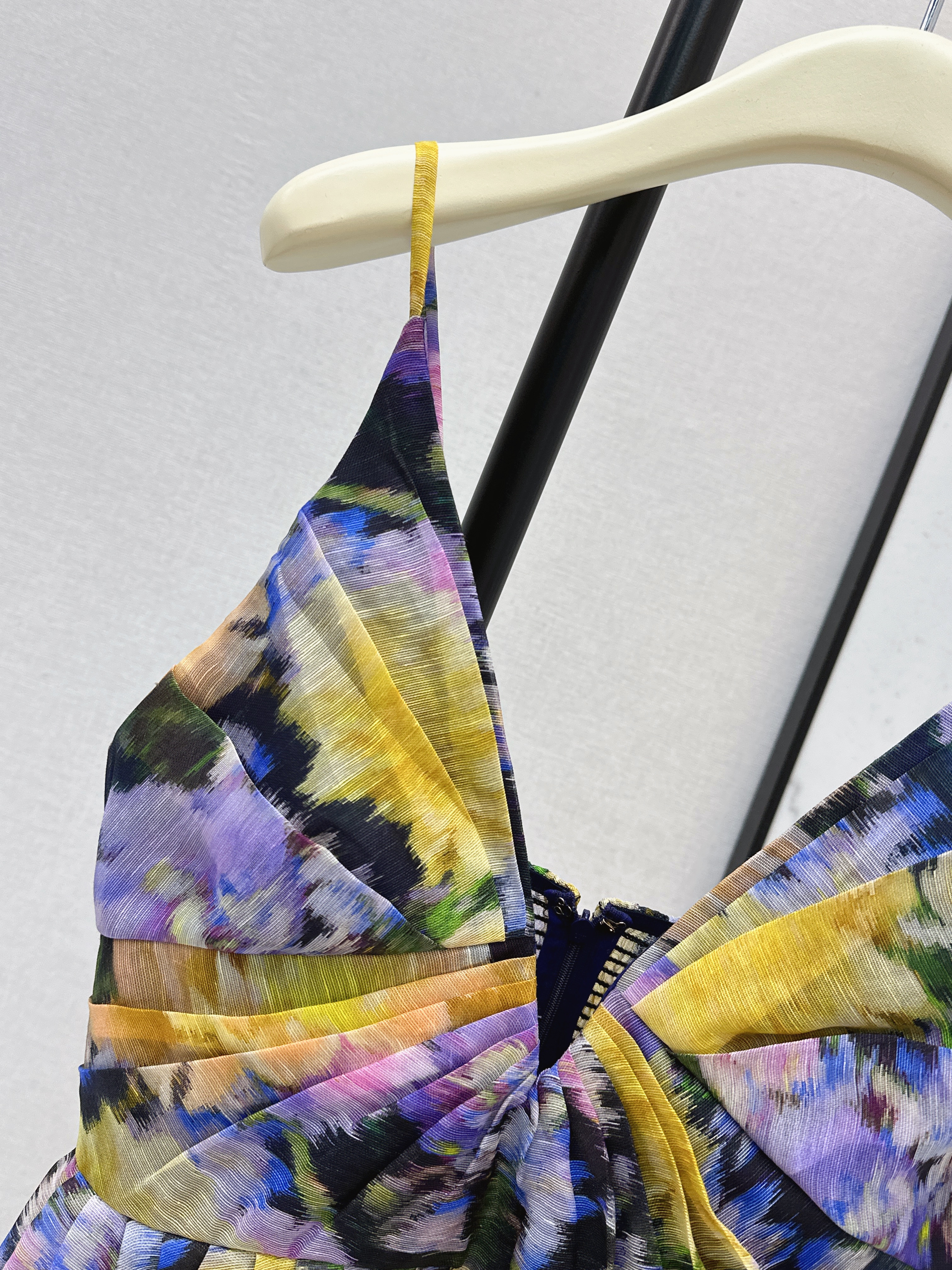 Zimm 26ss slip print dress