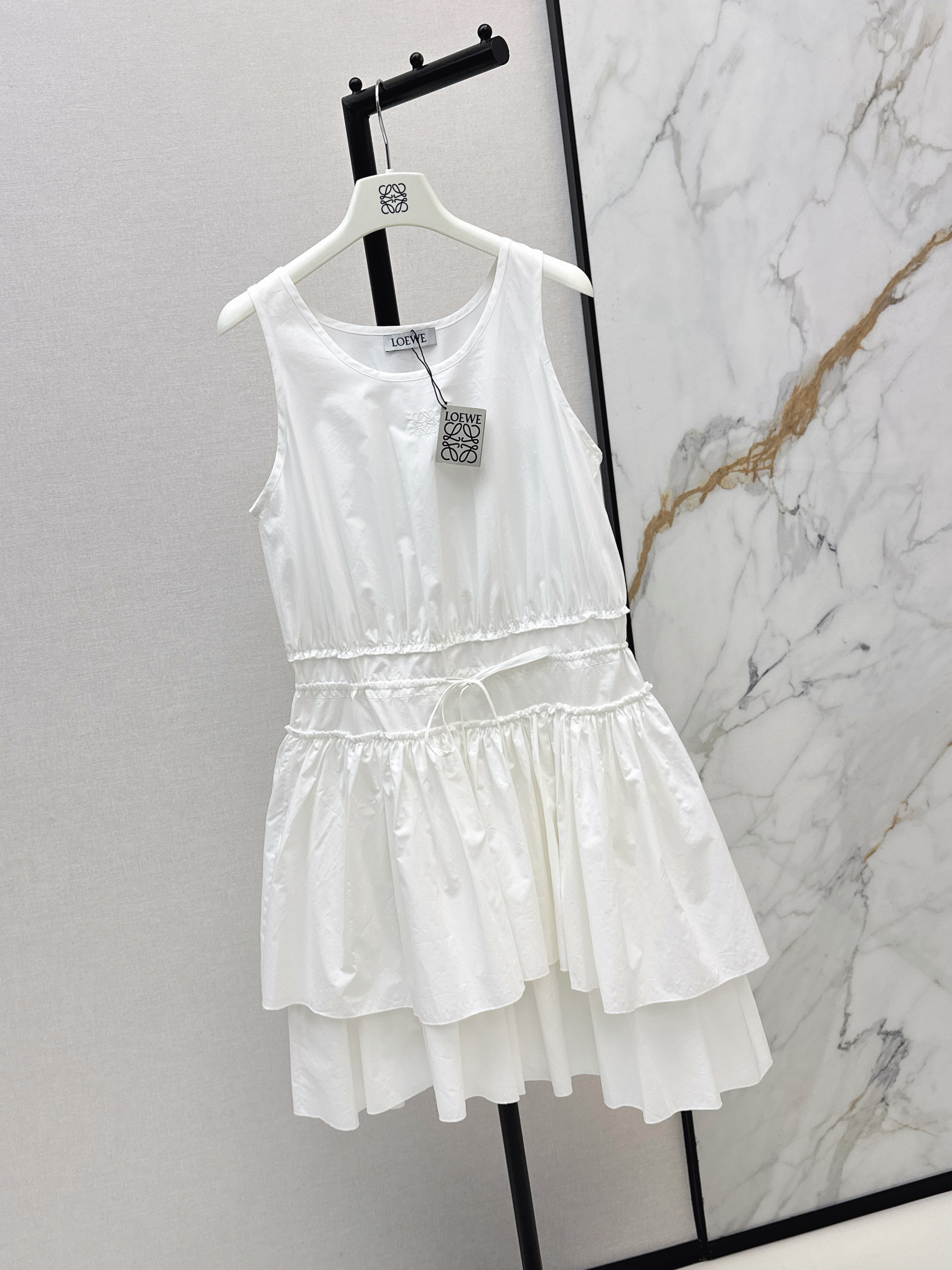 Loe 26ss drawstring dress