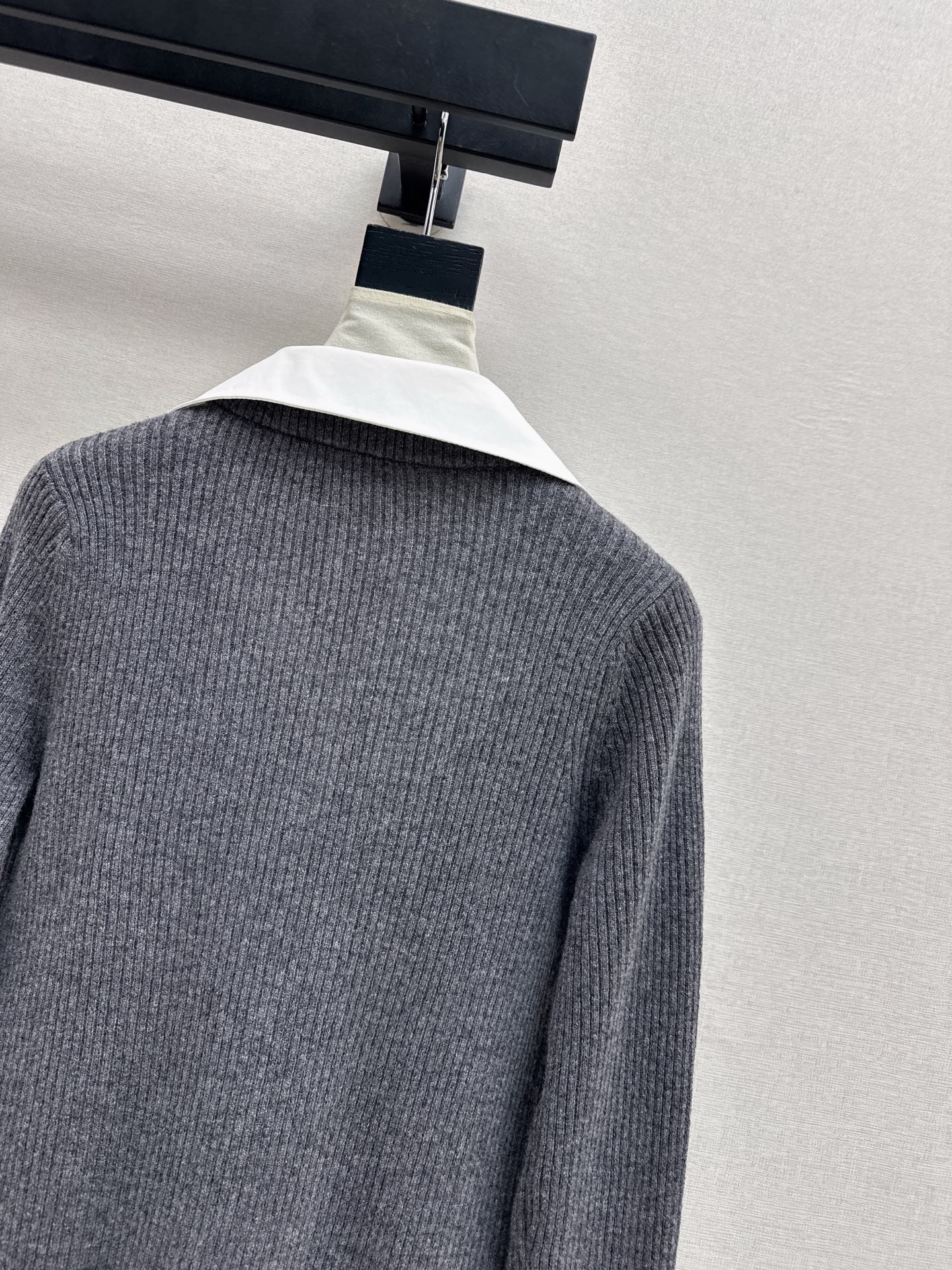 Miu 26SS 2in1 knit shirt