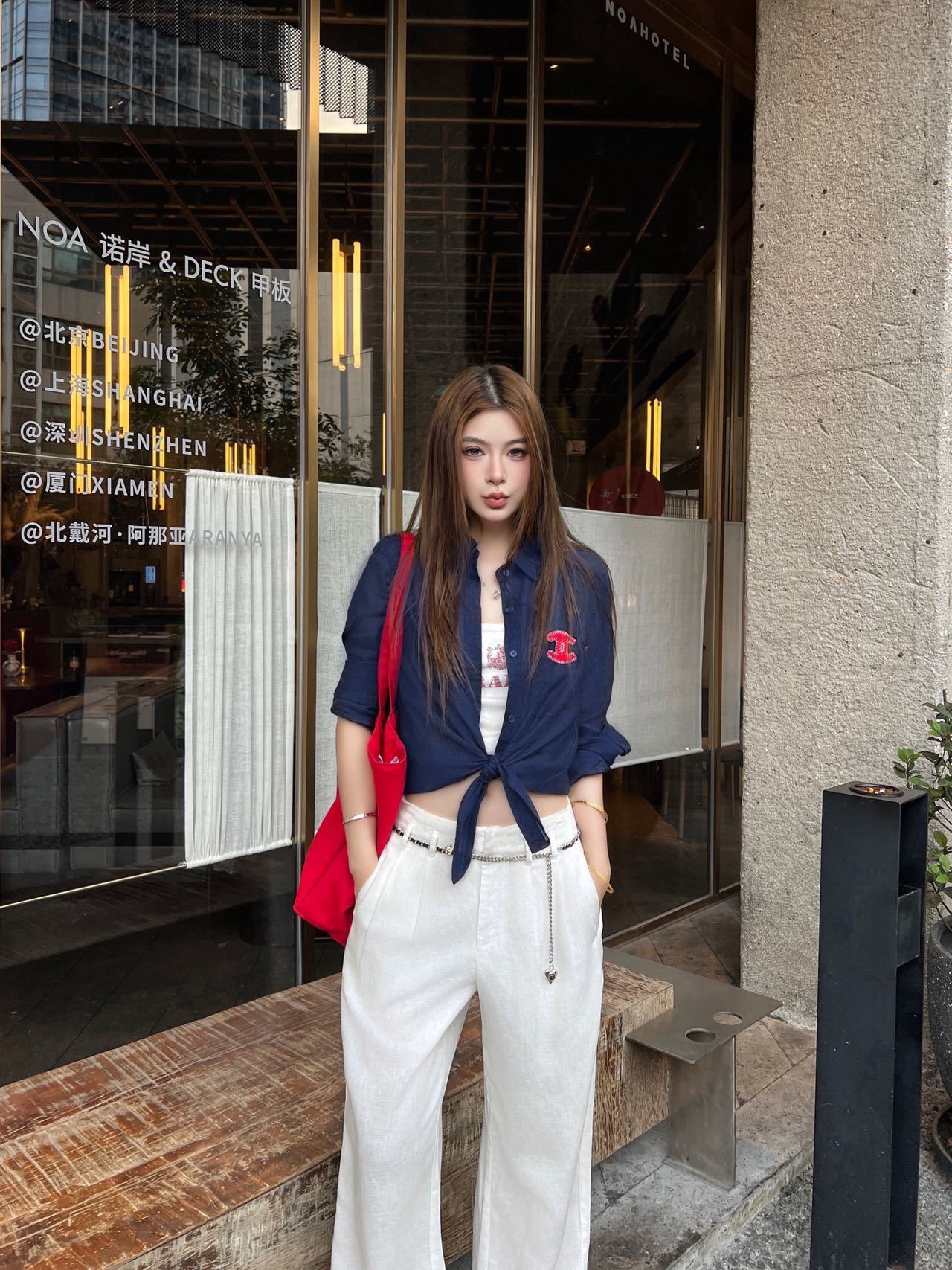 Chan 26ss embroidery shirt