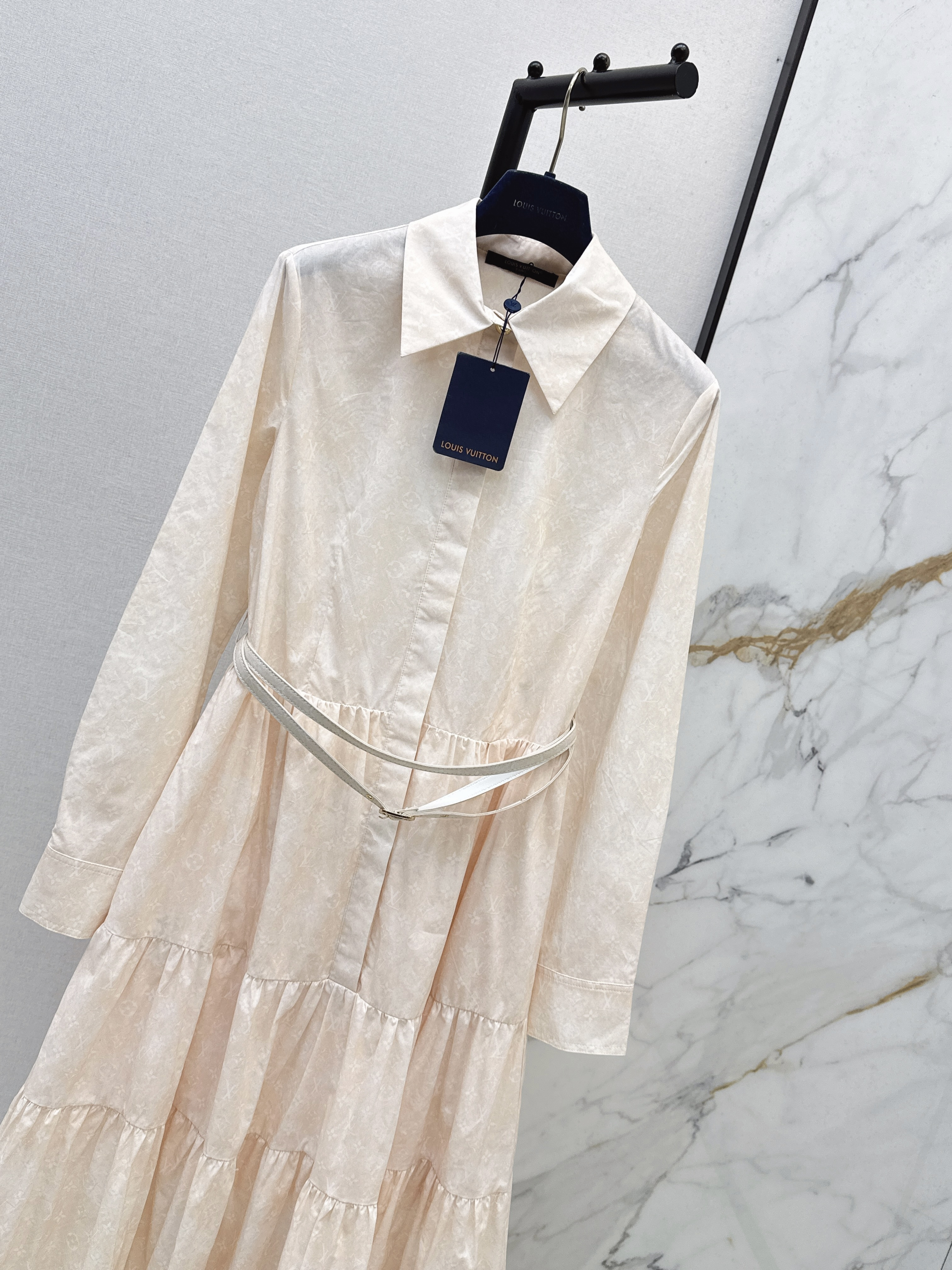 Loui 26ss contract layered dress