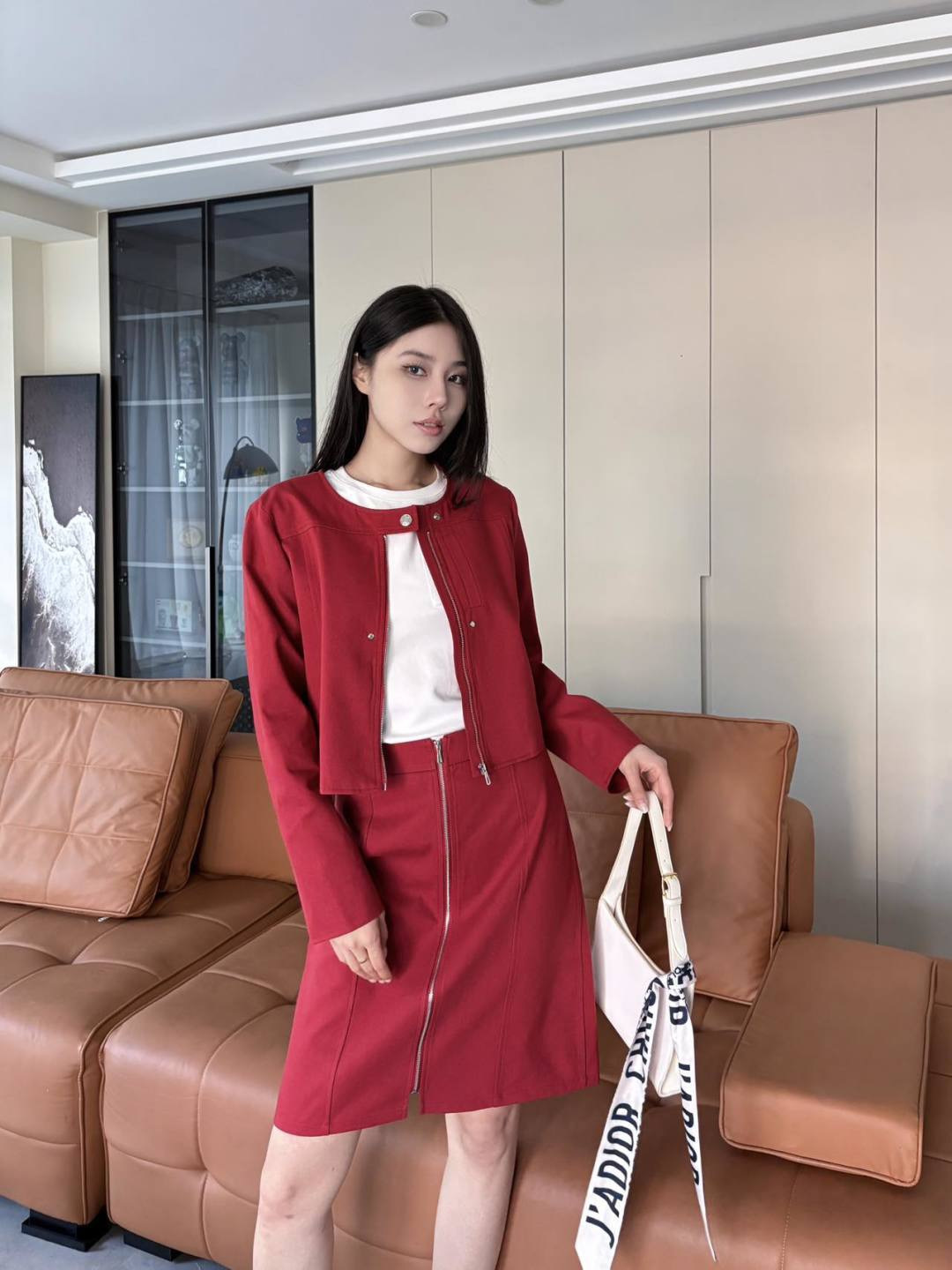 Her 26ss zip-up jacket