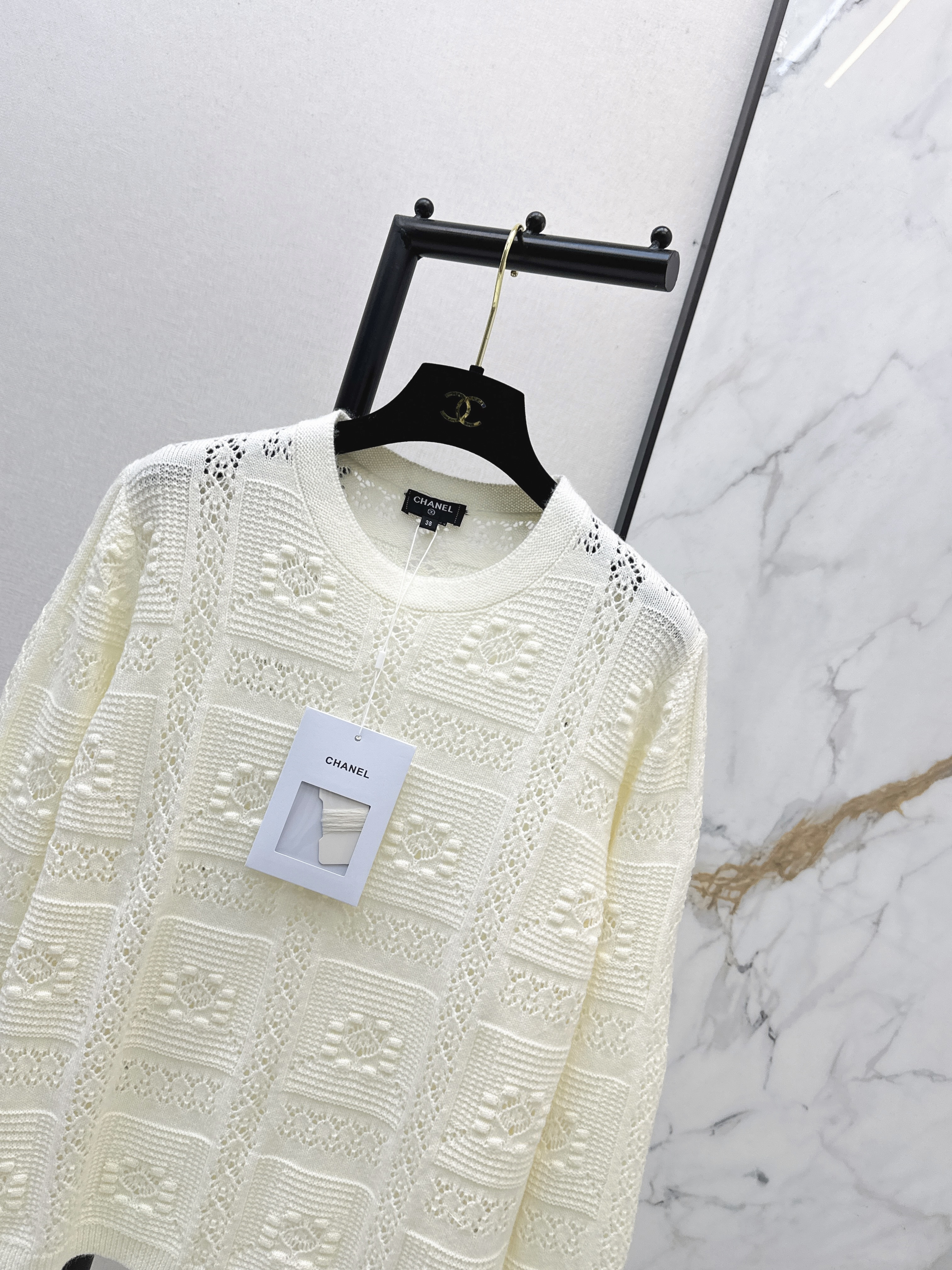 Chan 26ss lace sweater