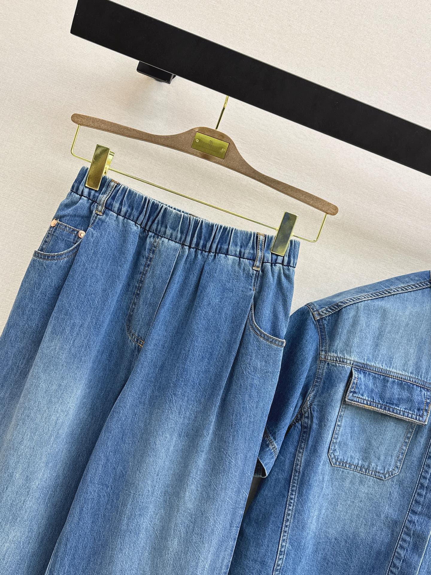 Brun 26ss denim suit