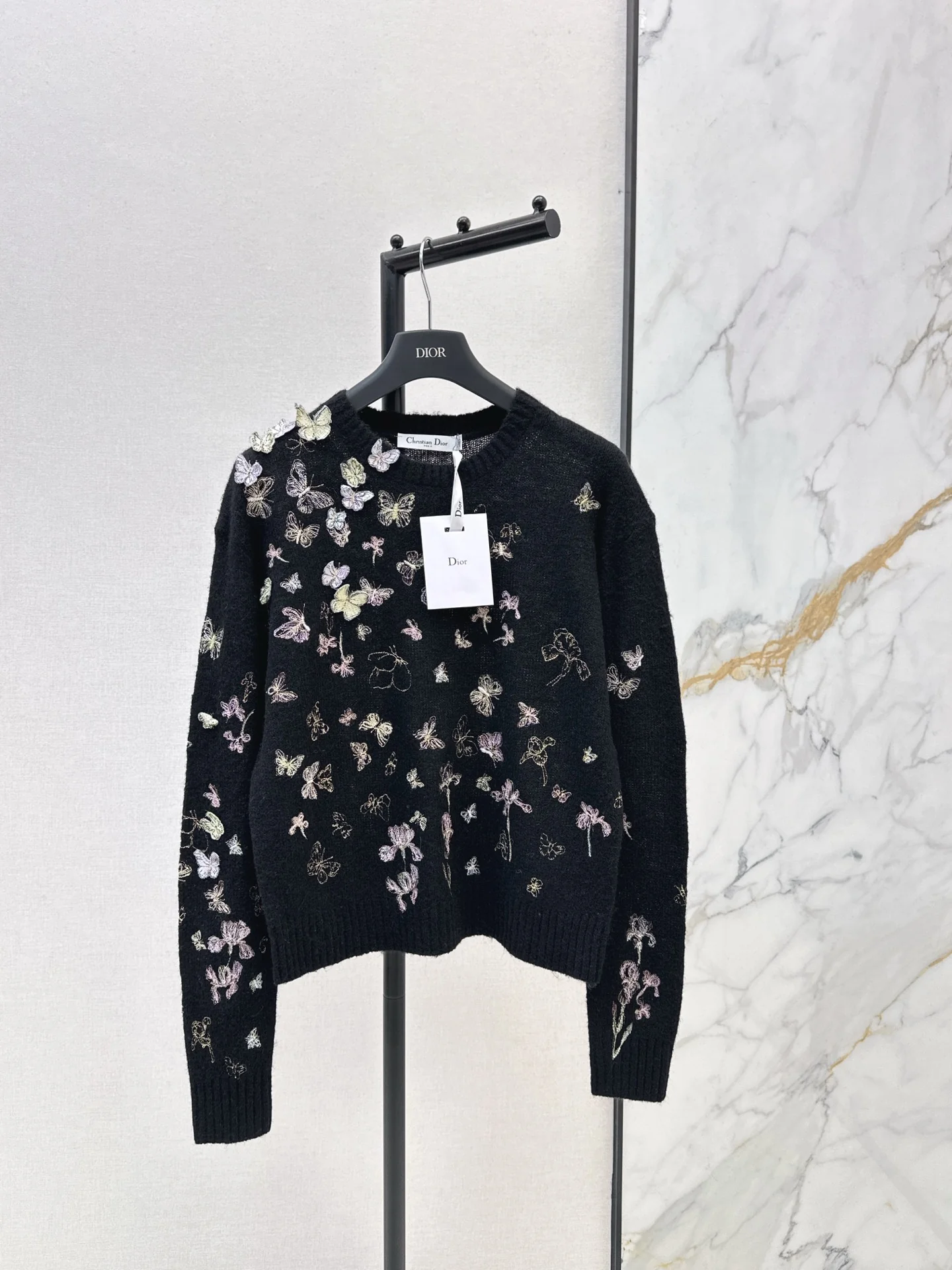 CD 26ss embroidery knitwear