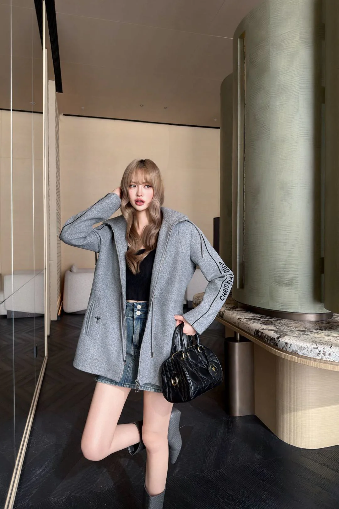 CD 26ss drawstring hooded jacket