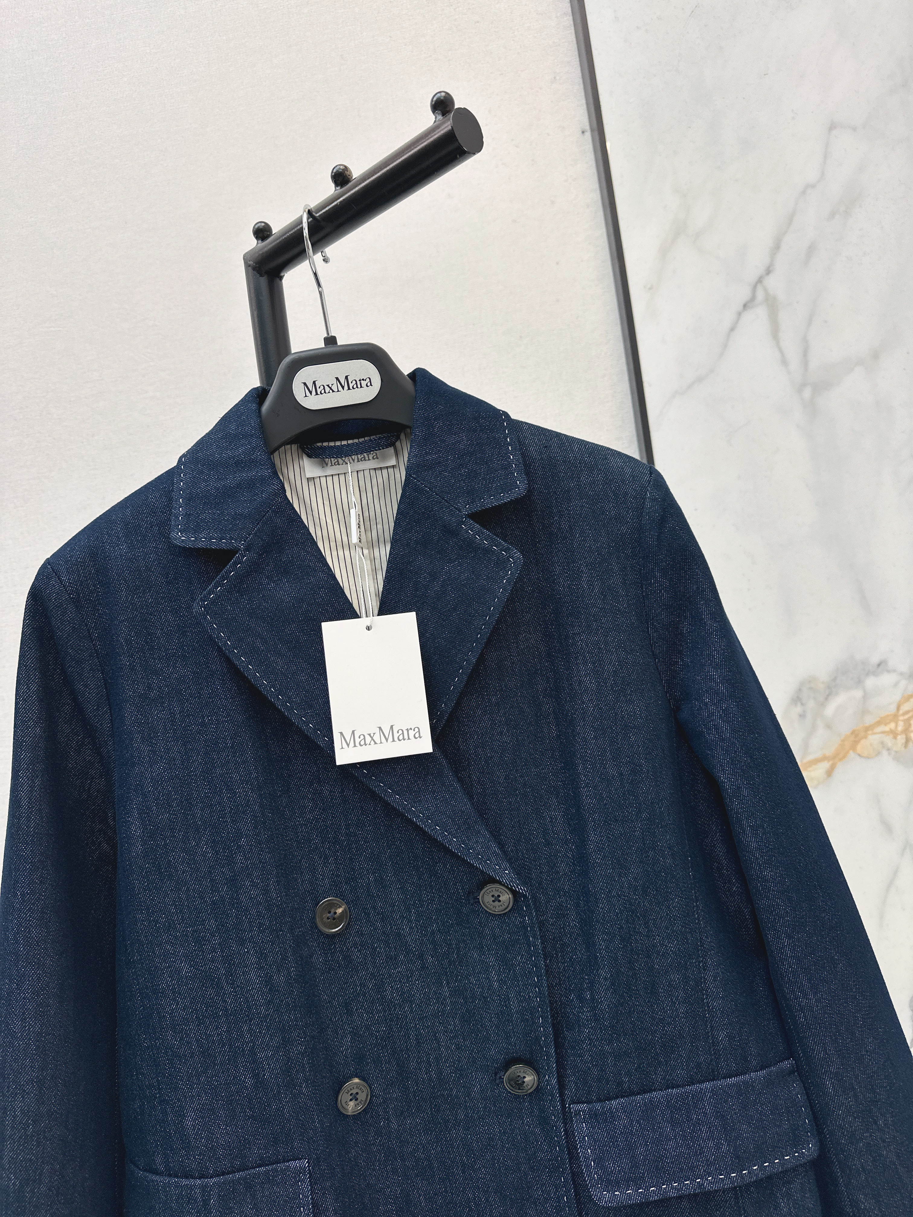 Max 26ss denim blazer