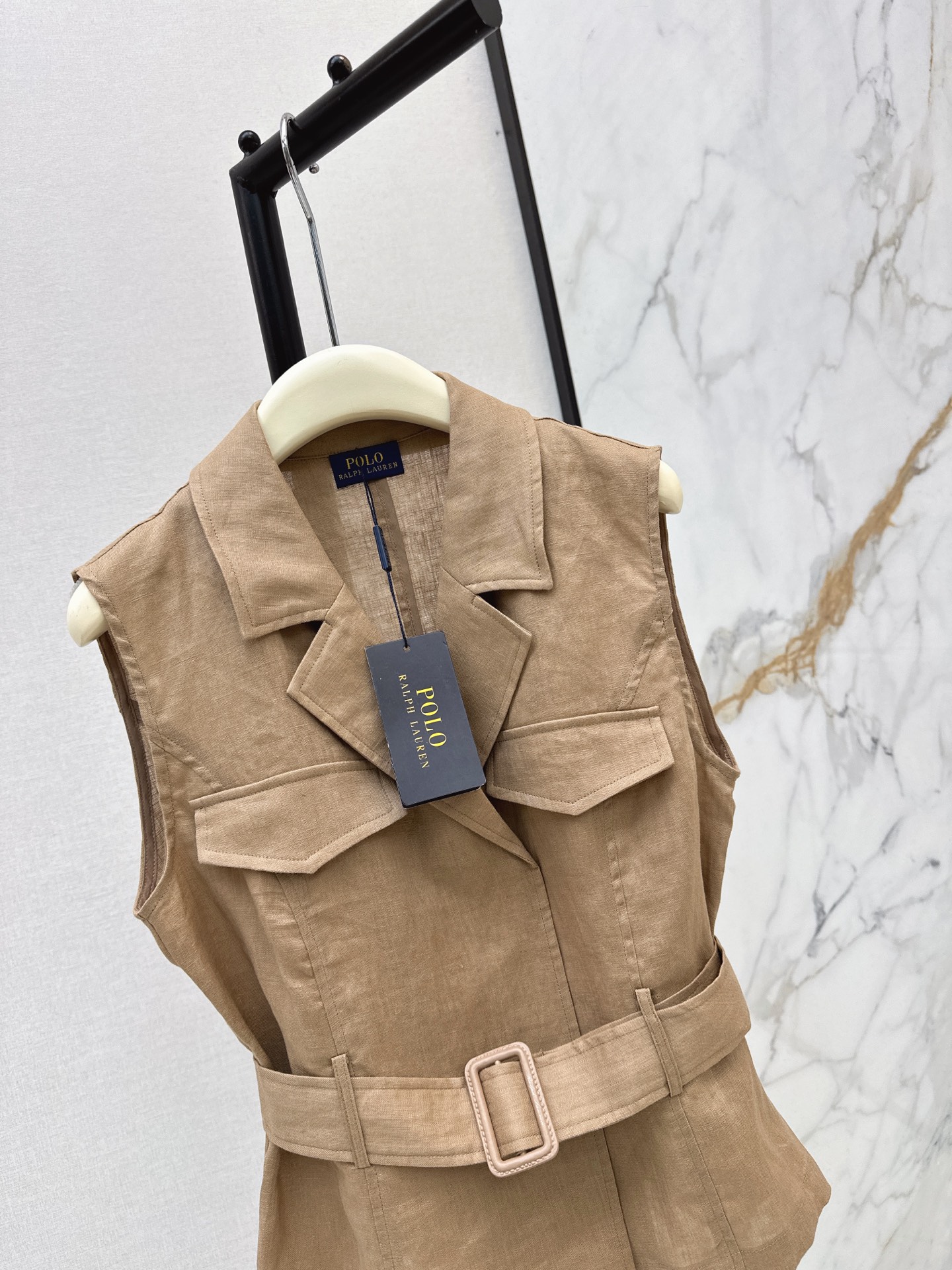 Ralp 26ss linen vest jacket