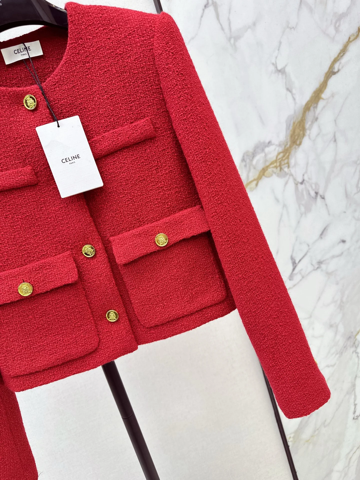 Celi 26ss tweed jacket