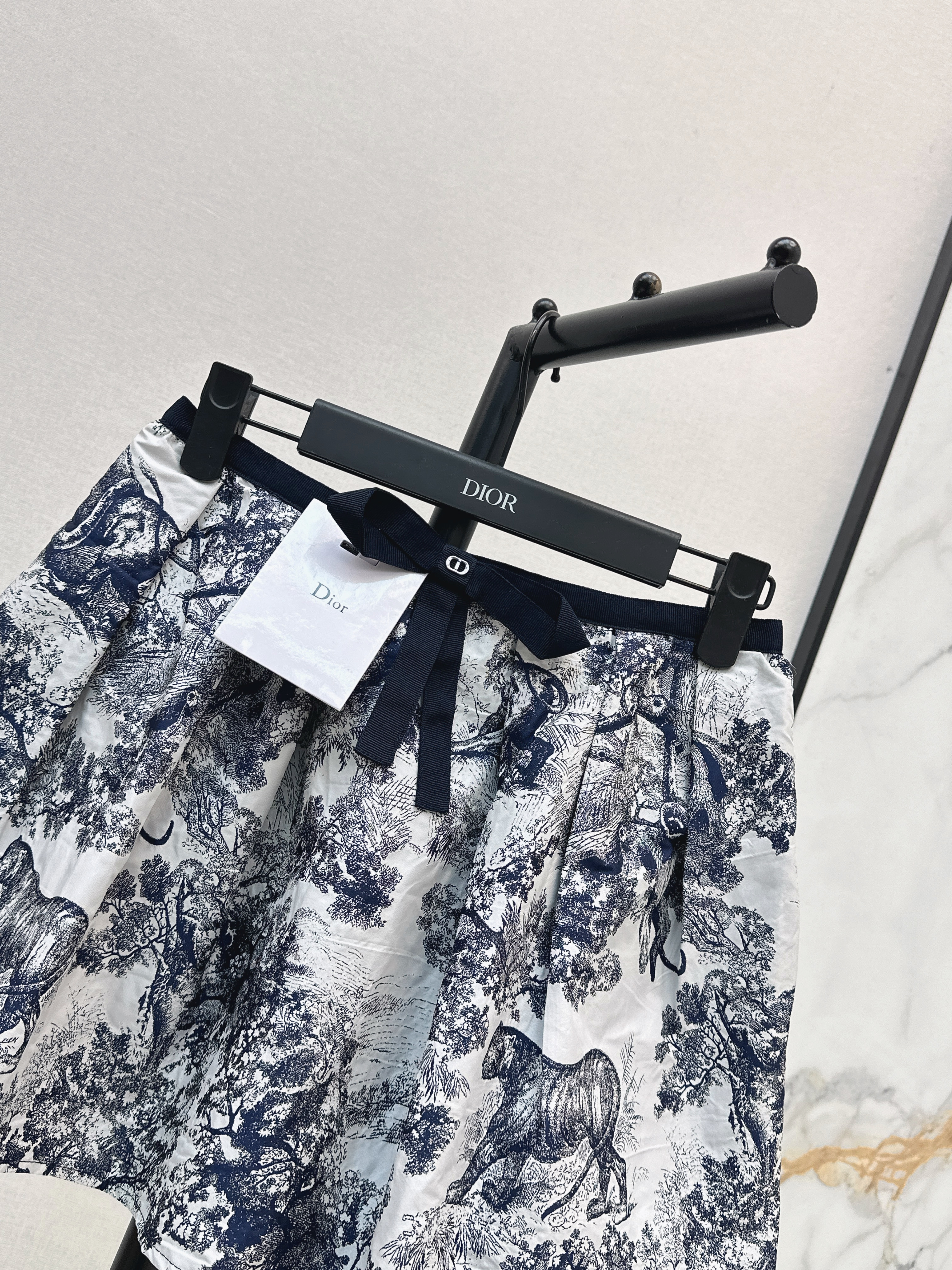 CD 26ss print A-line skirt