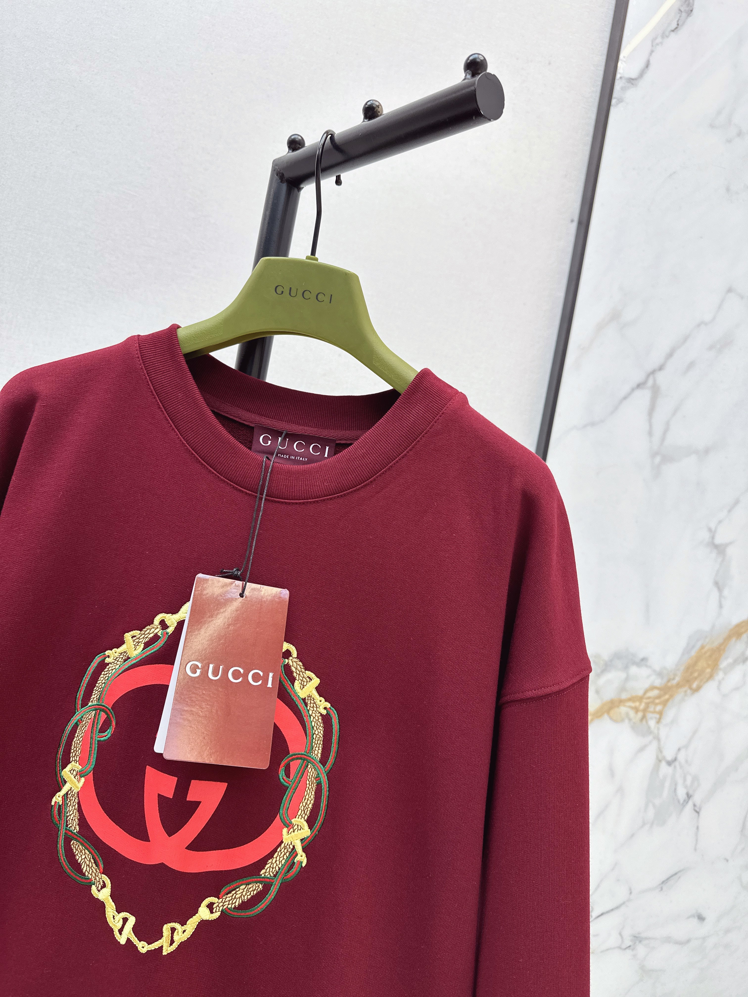 Gucc 26ss print sweatshirts