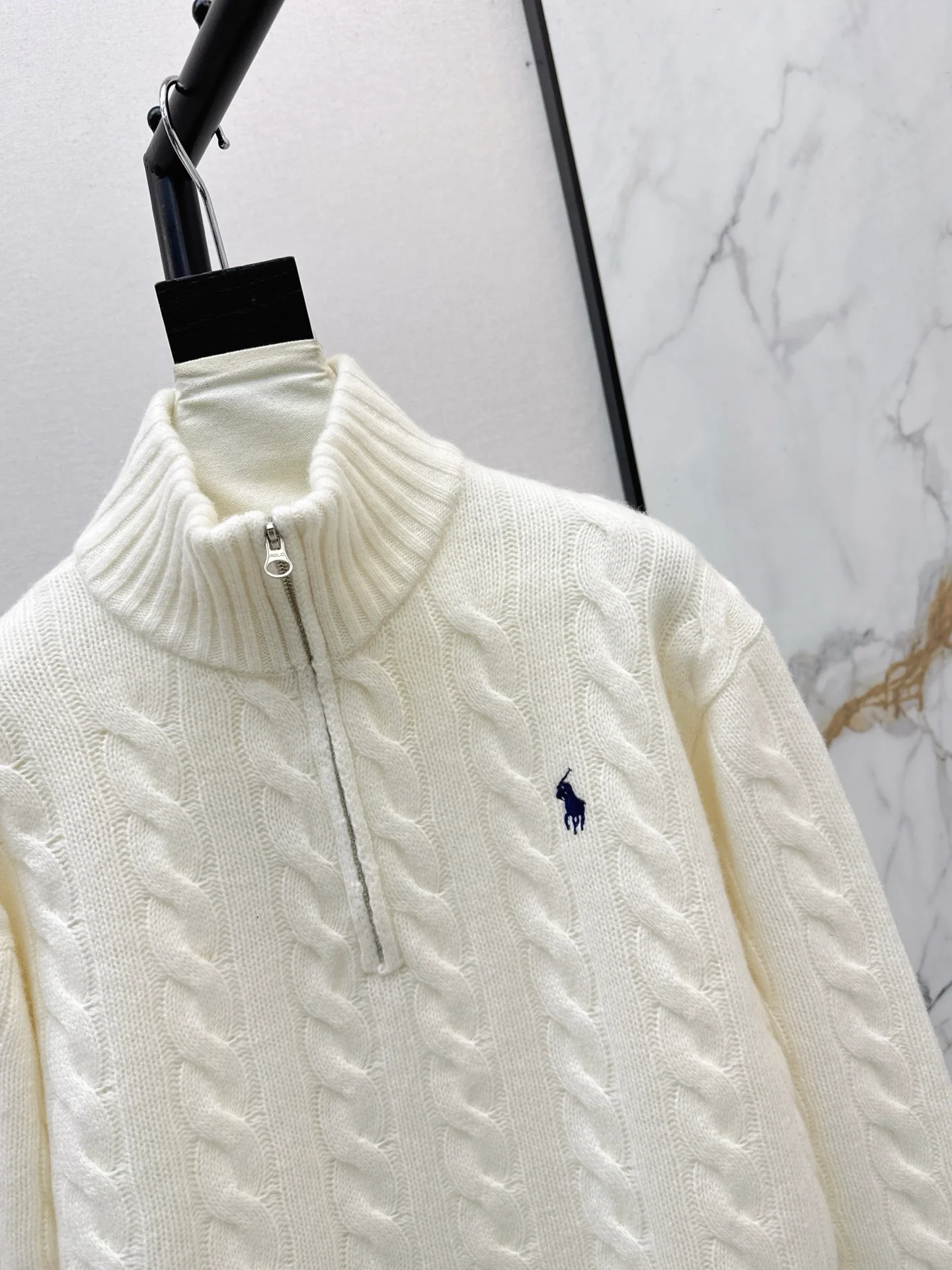 Ralp 25fw cable knit sweater