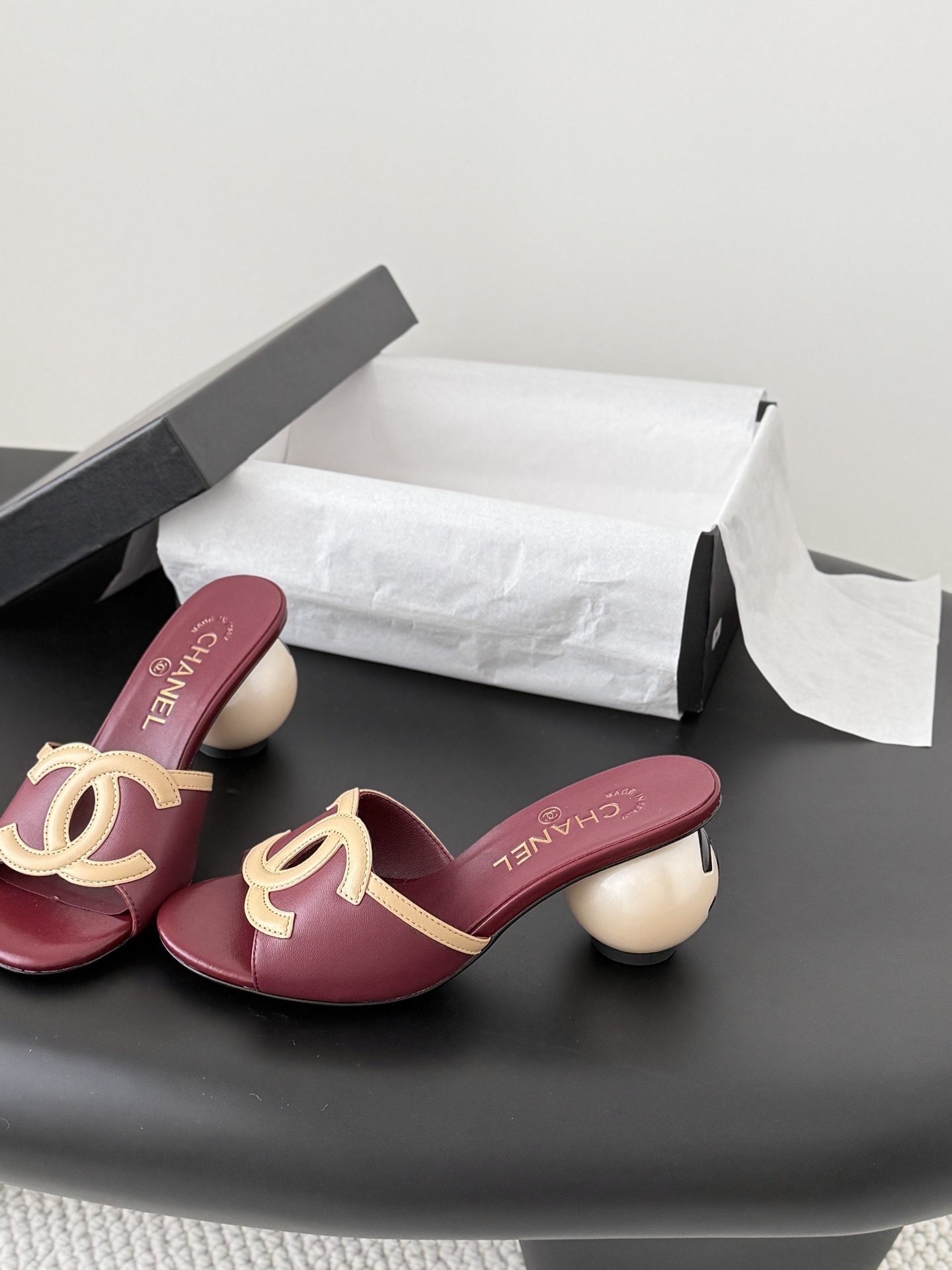 Chan 26p chunky heel