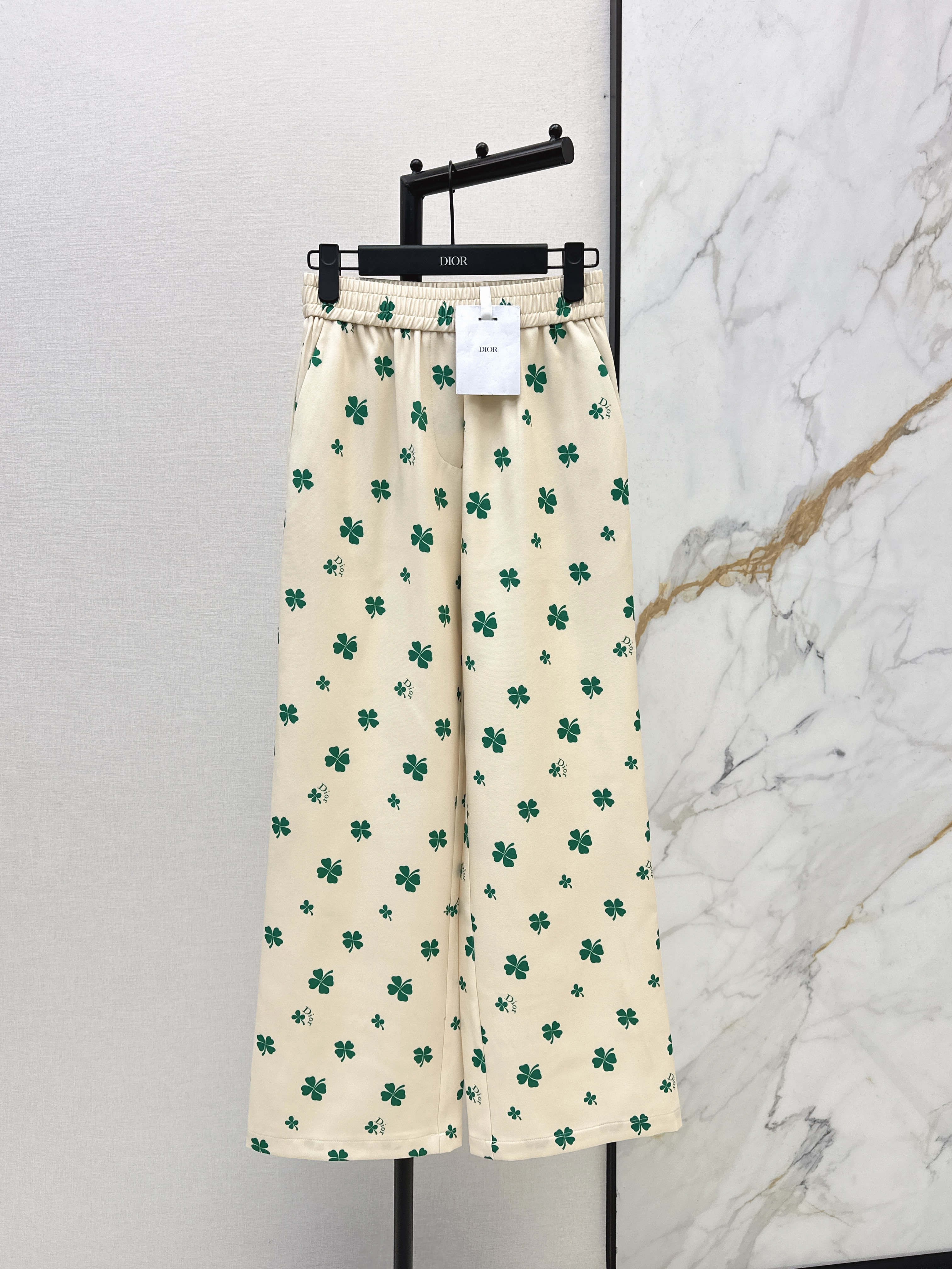CD 26ss print straight pants