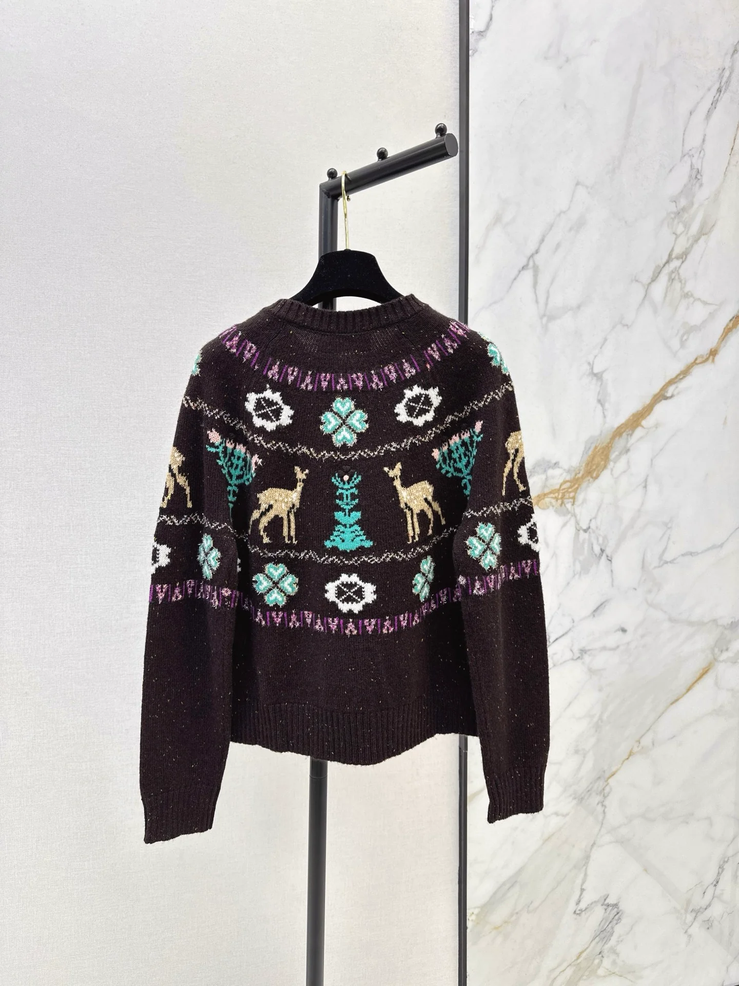 Chan 25fw christmas cardigan