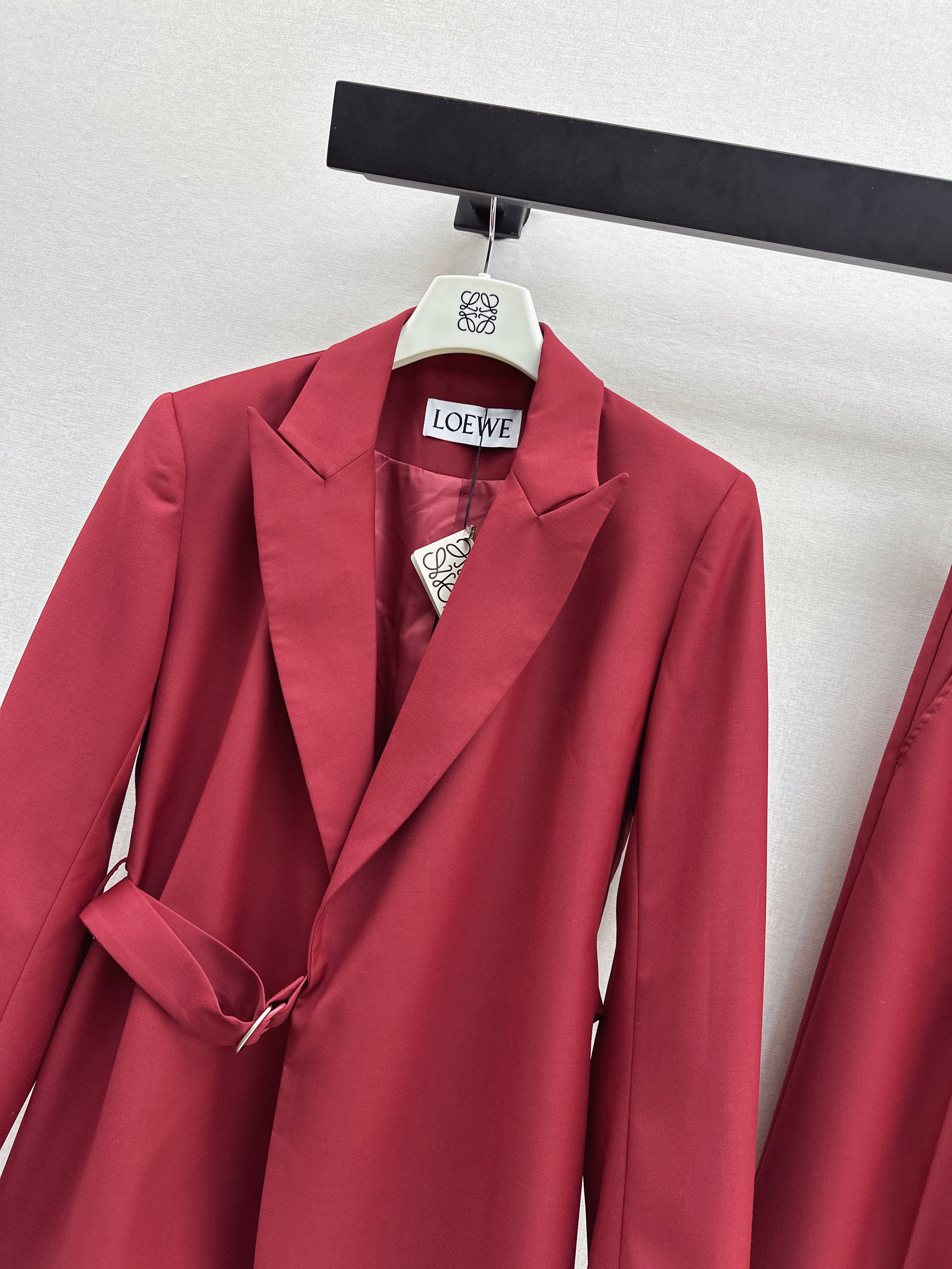 Loe 26ss belted blazer