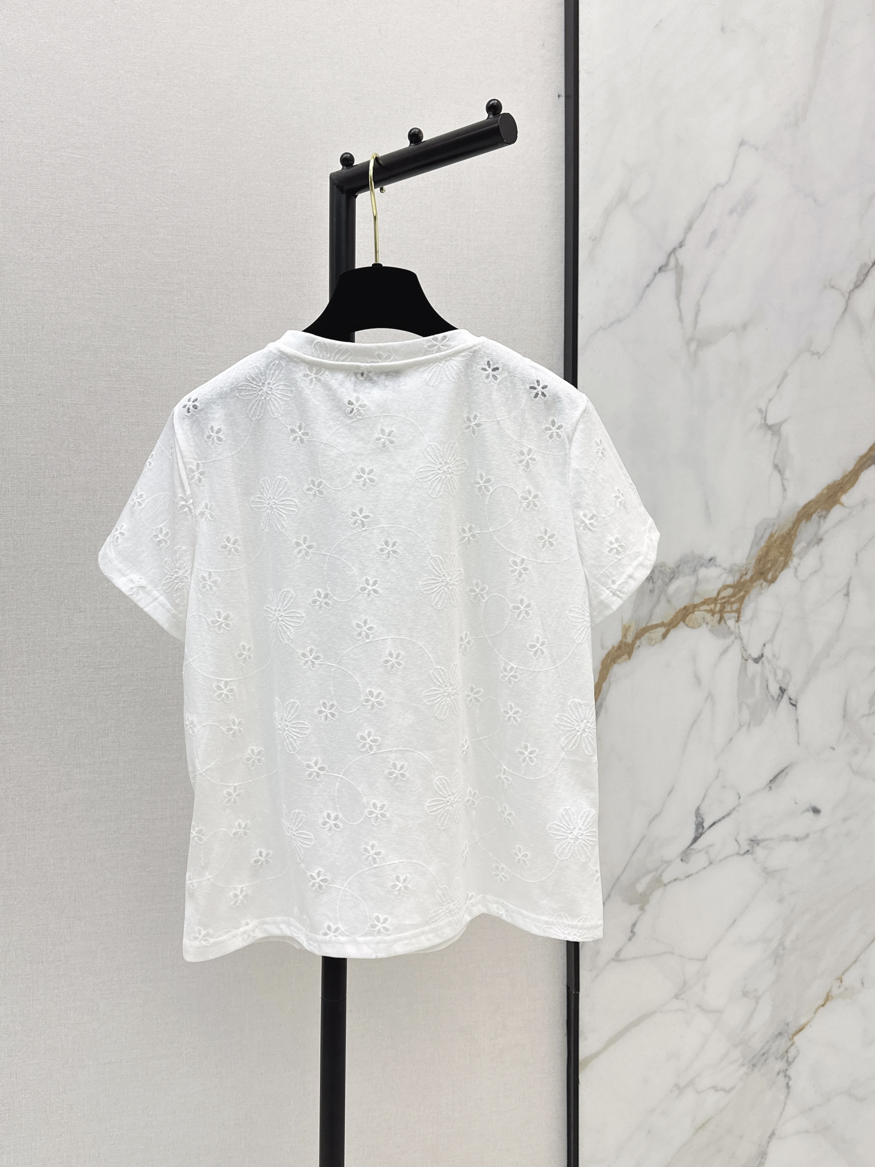Chan 26ss embroidery t-shirt