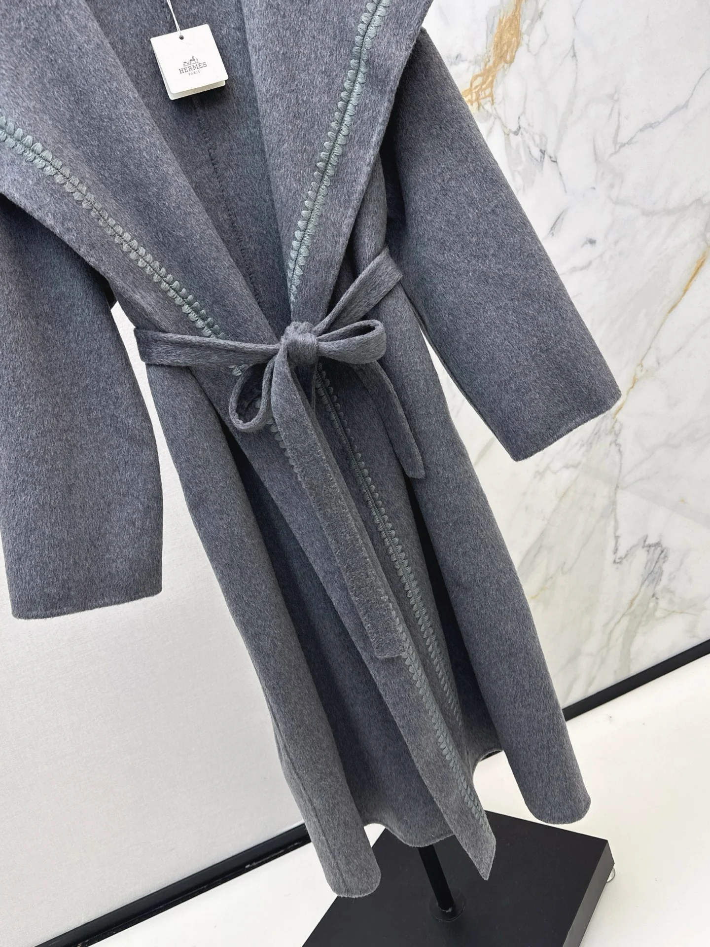 Herm 25fw woolen long overcoats