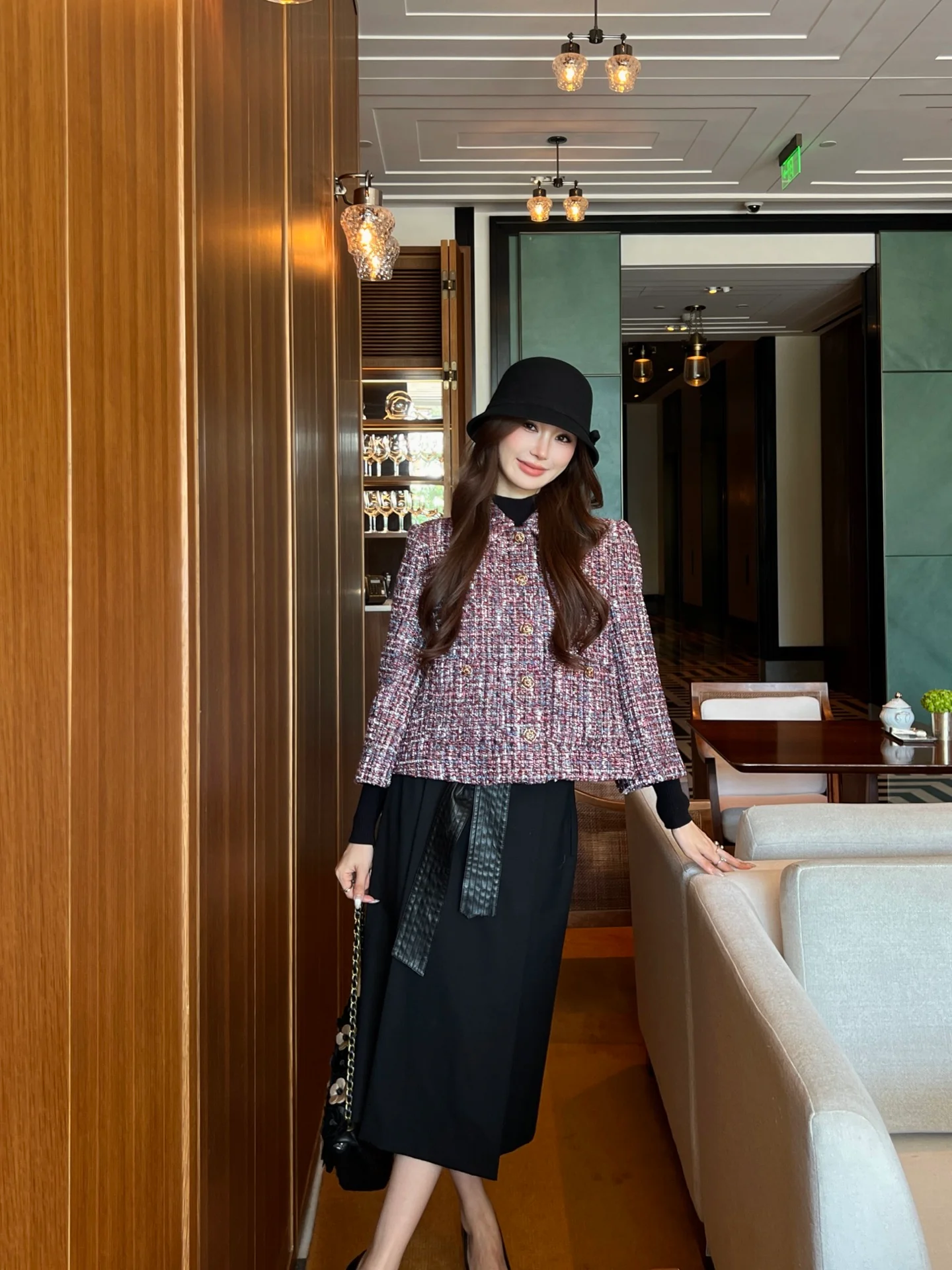 Chan 26ss tweed jacket