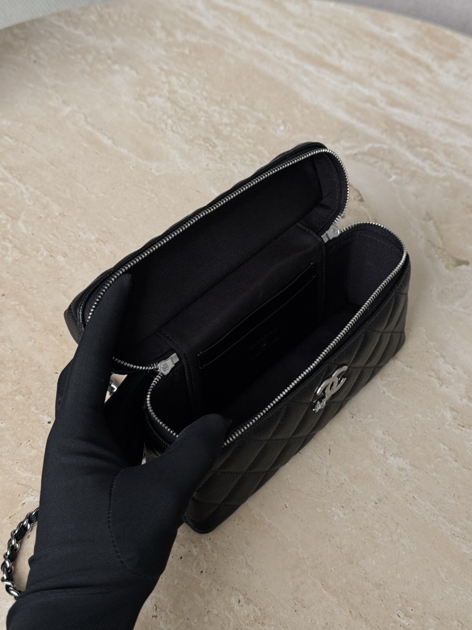 Chan 25B star rhinestone lp box bag