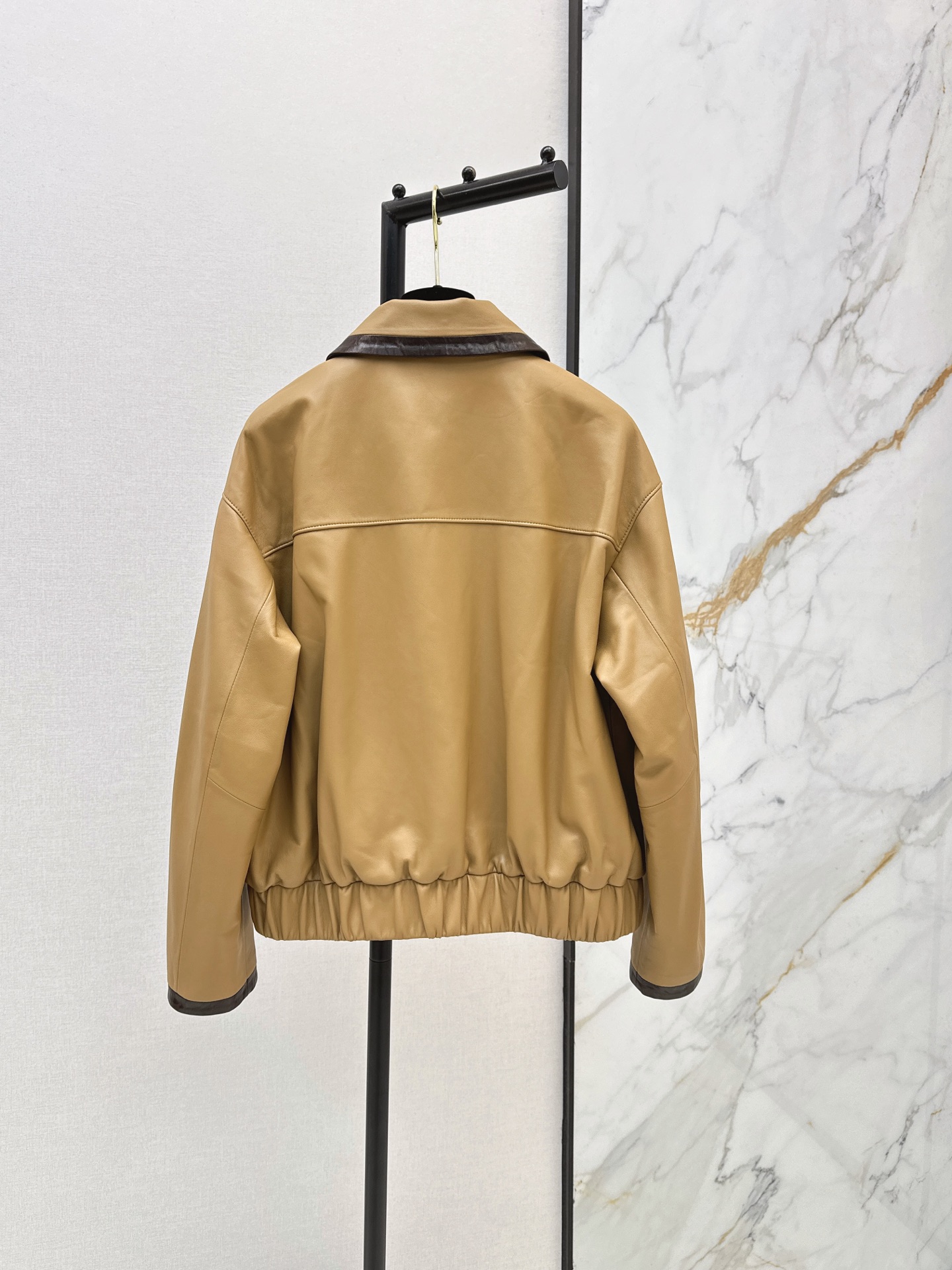 Chan 26ss leather jacket