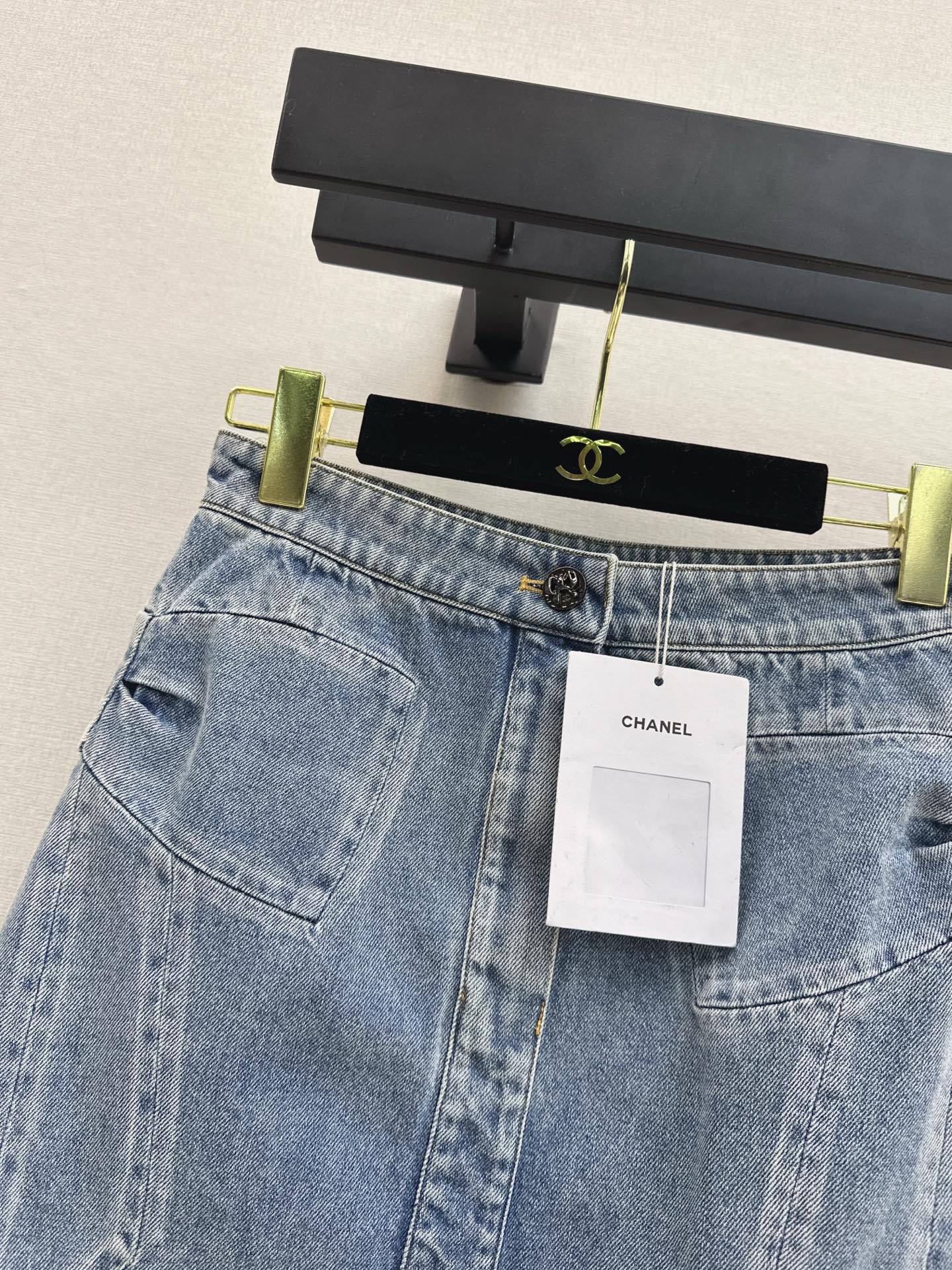 Chan 25fw denim skirt