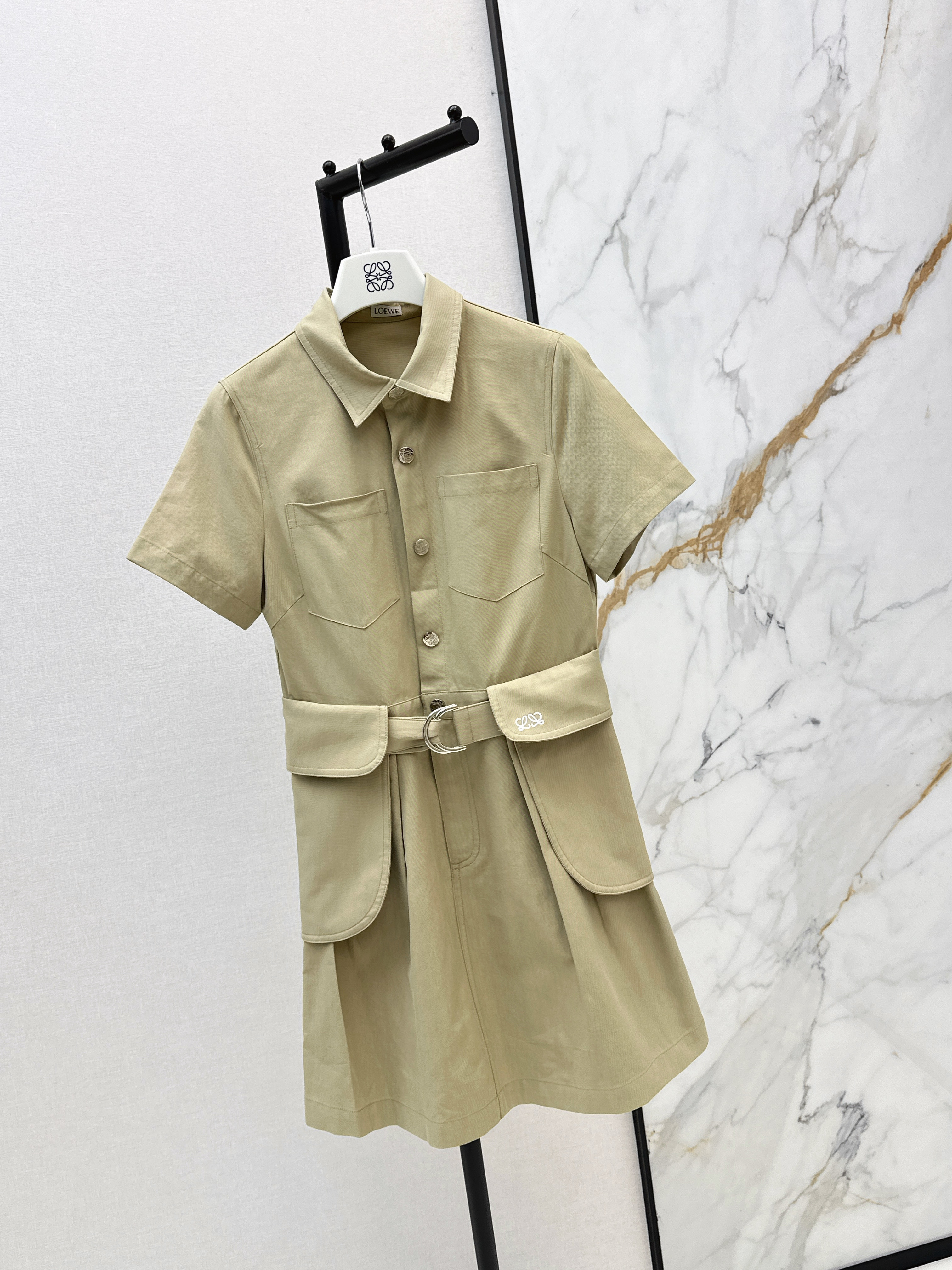 Loe 26ss belted dress