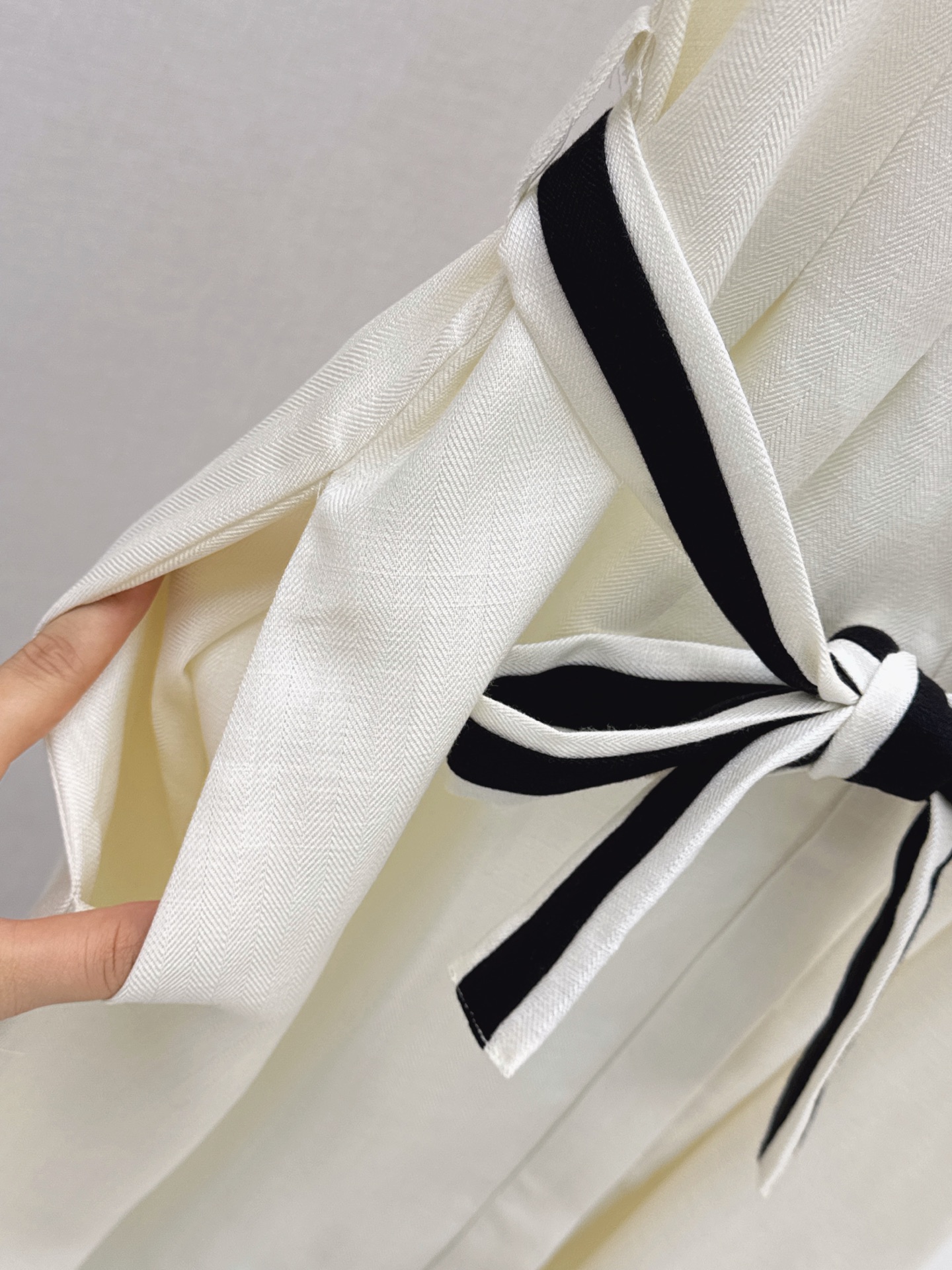 Chan 26ss belted shirt dress