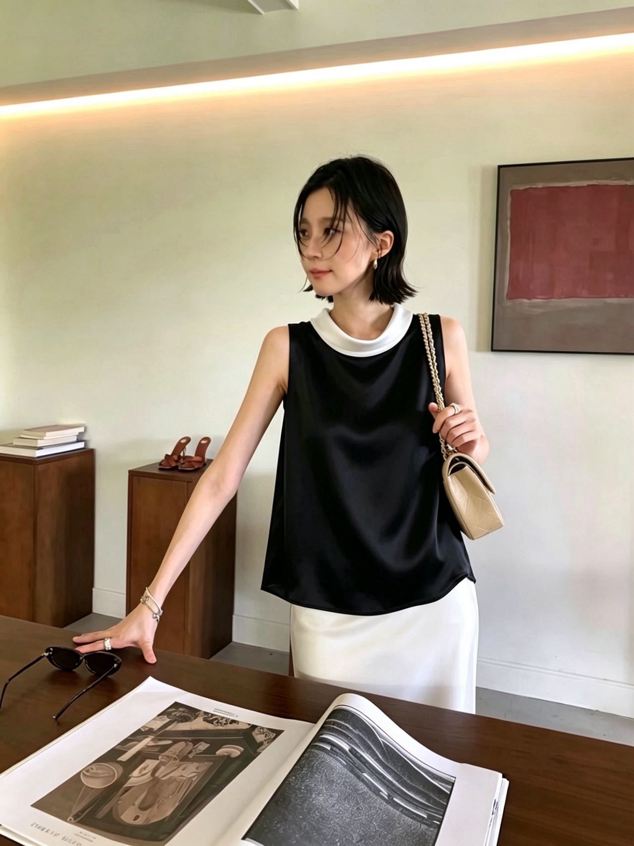 Row 26ss sleeveless top