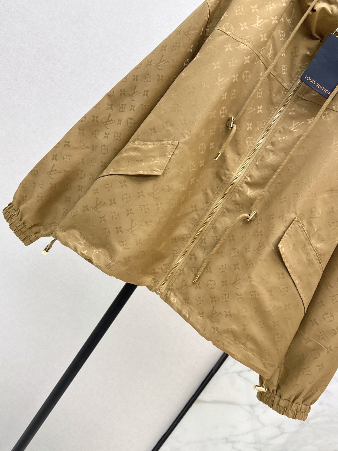 Louis 26ss Tonal Print Hooded Zip Jacke