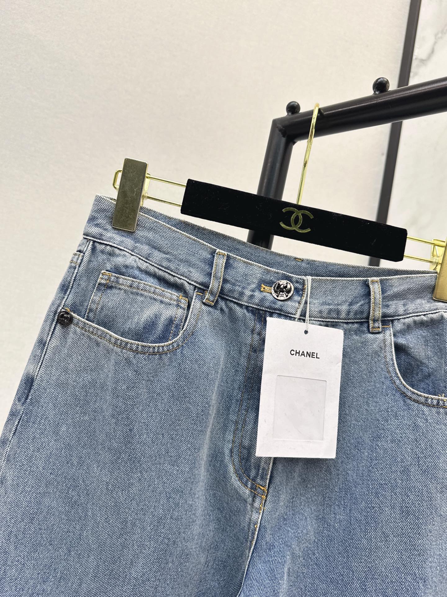 Chan 25fw cargo denim pants