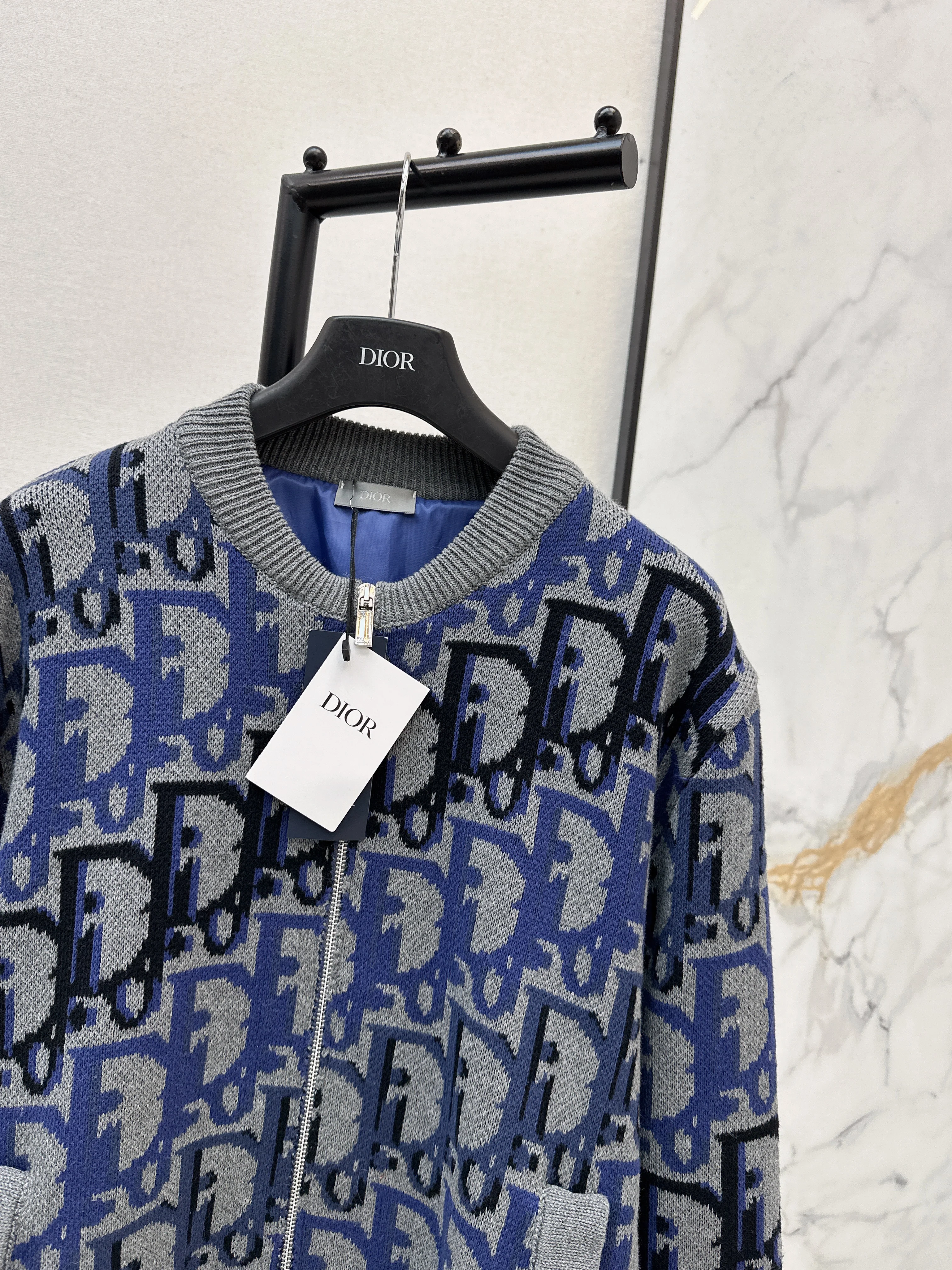 CD 26ss zip-up wool jacket