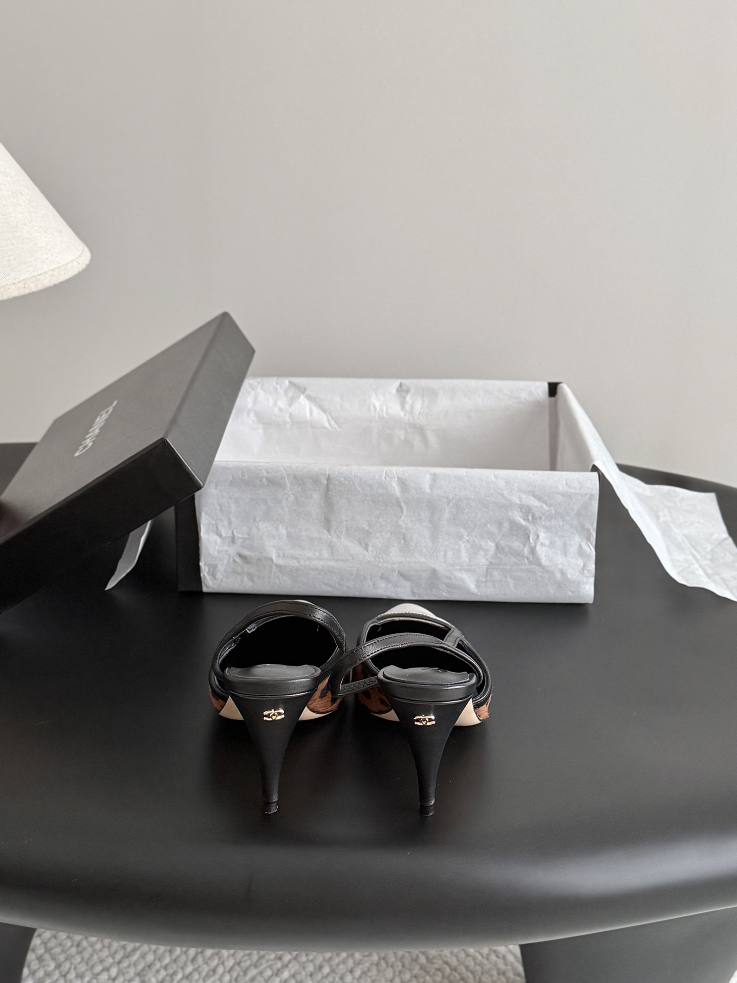 Chan 26A slingback heel