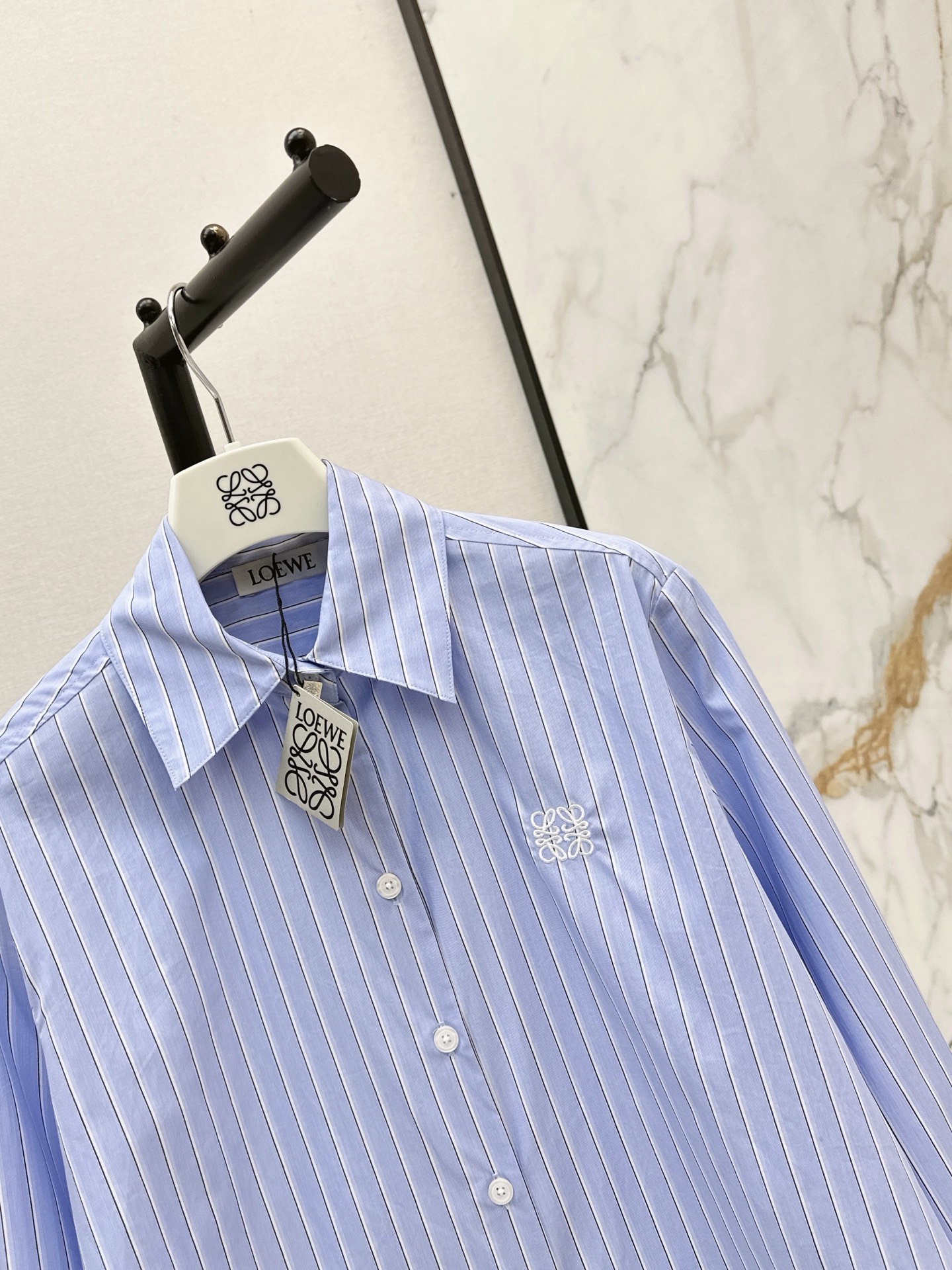Loe 26ss stripe shirt