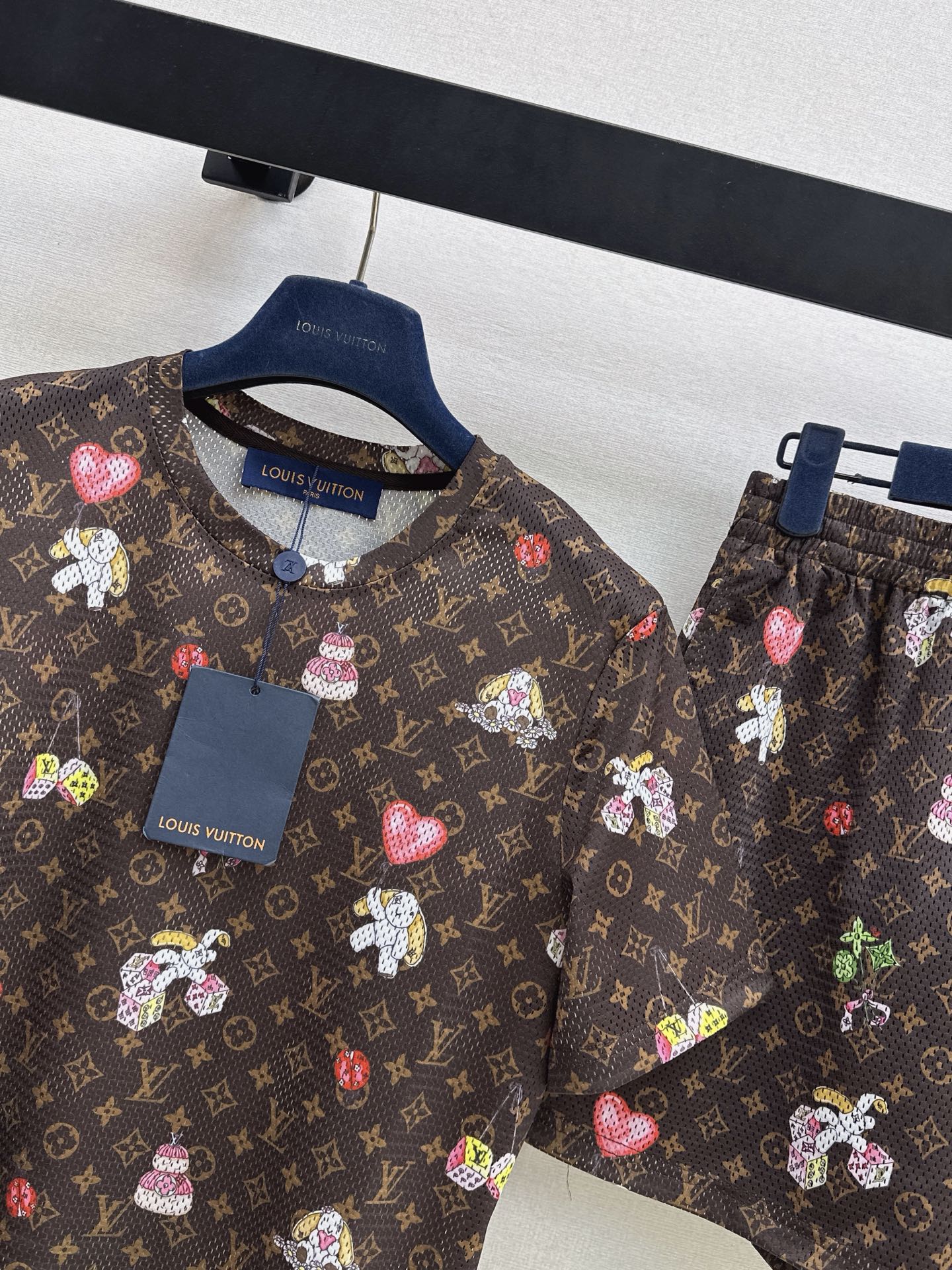 Loui 26ss monograw print suit