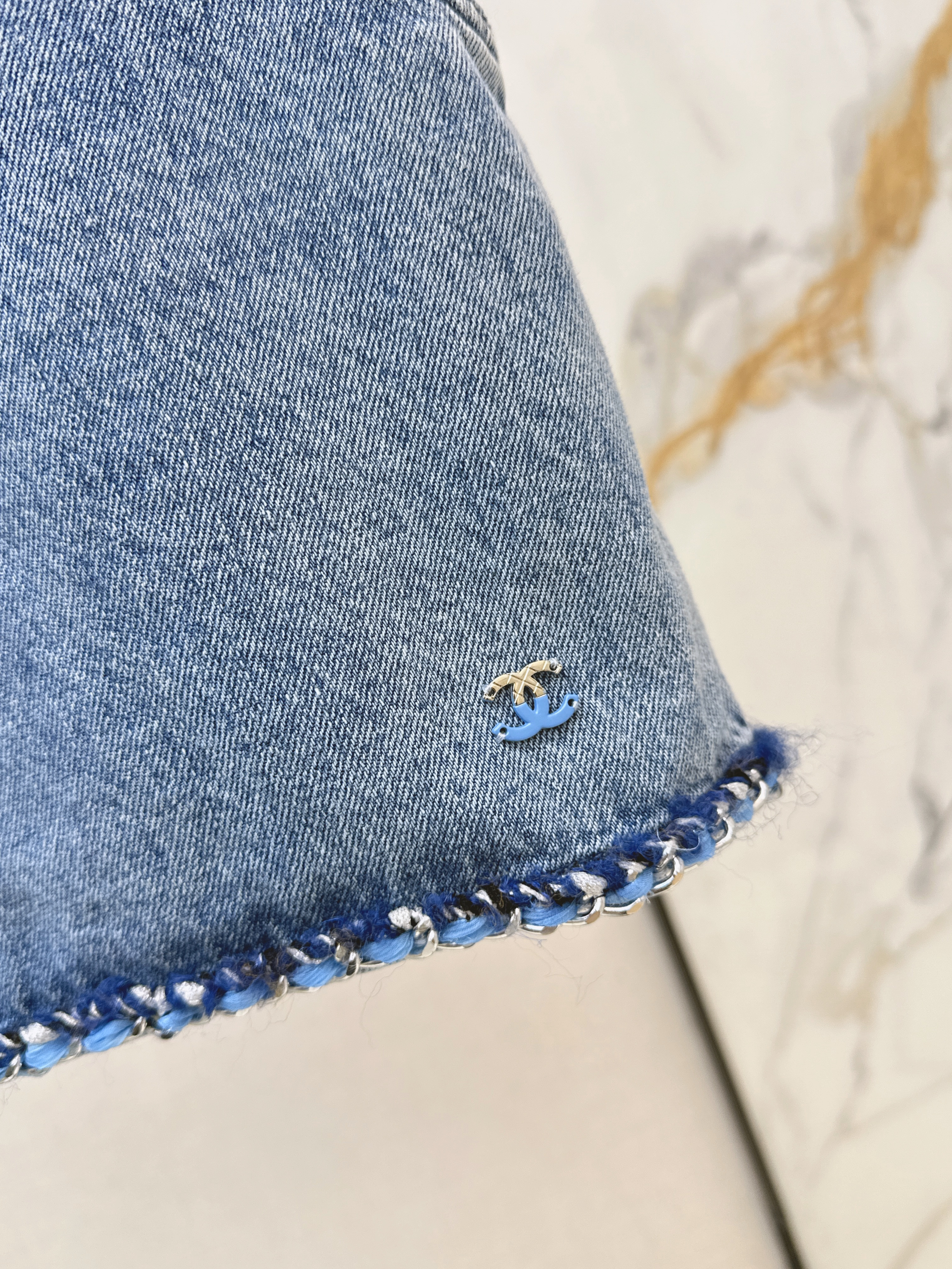 Chan 26ss denim vest