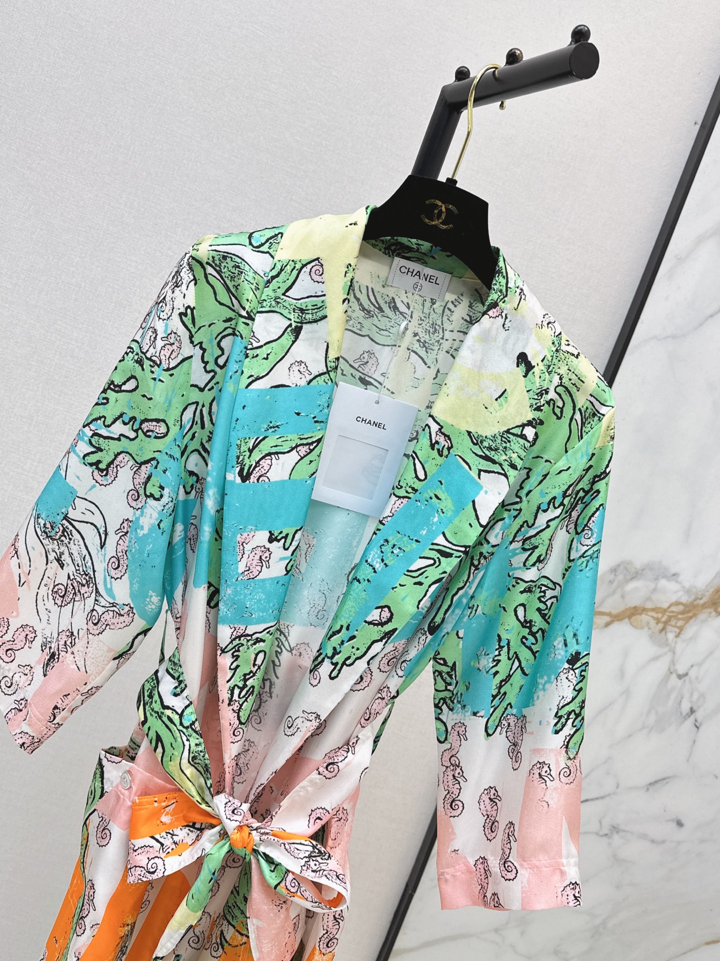 Chan 26ss coco beach silk jacket