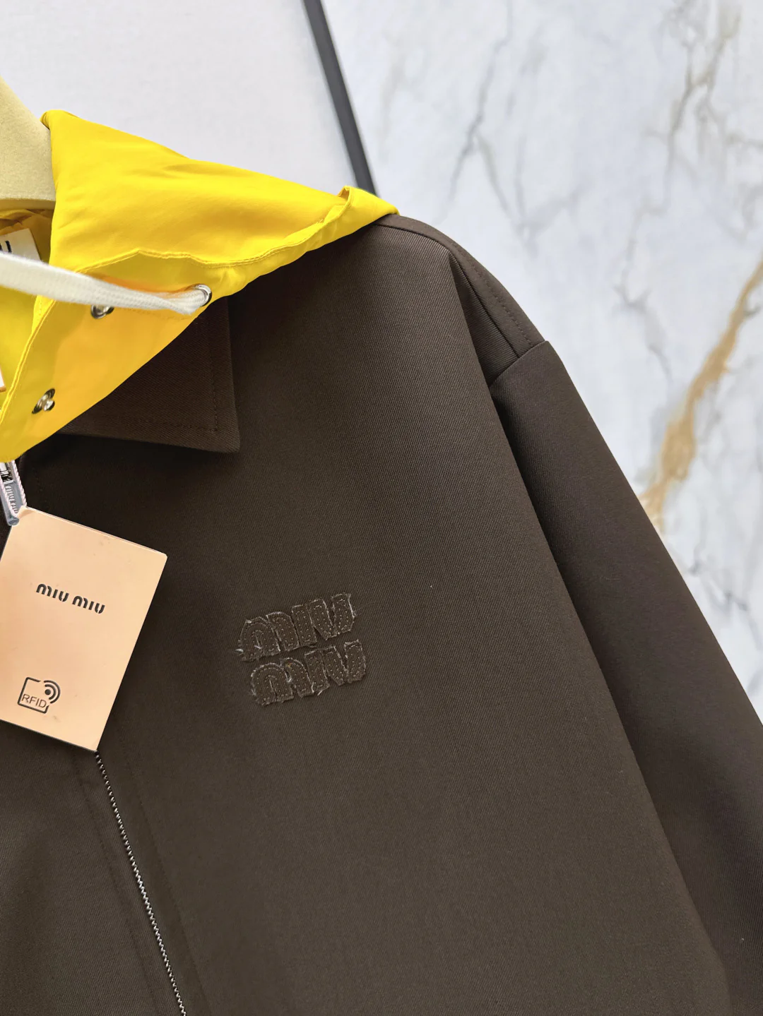 Miu 25fw hooded jacket