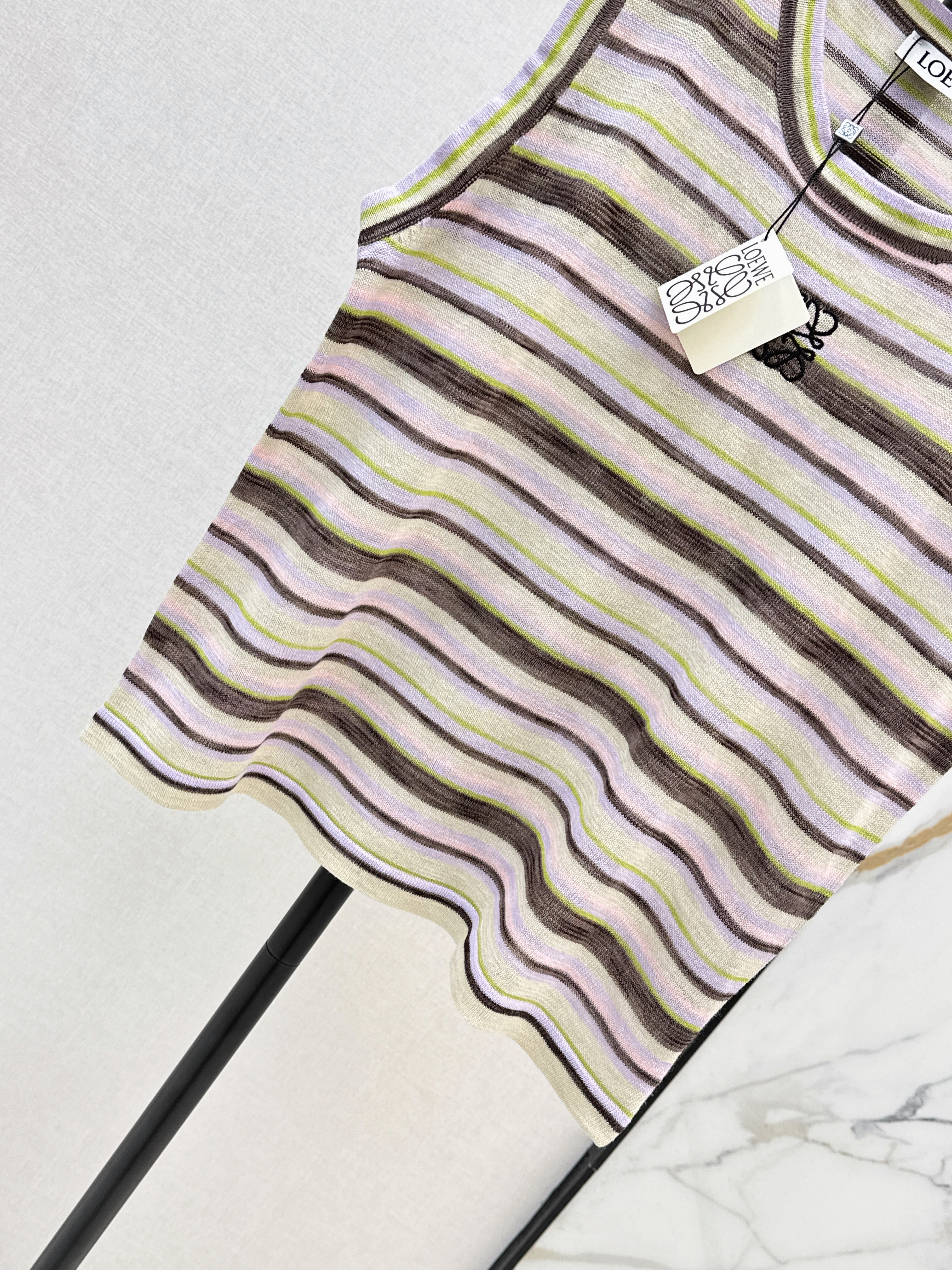 Loe 26ss stripe vest