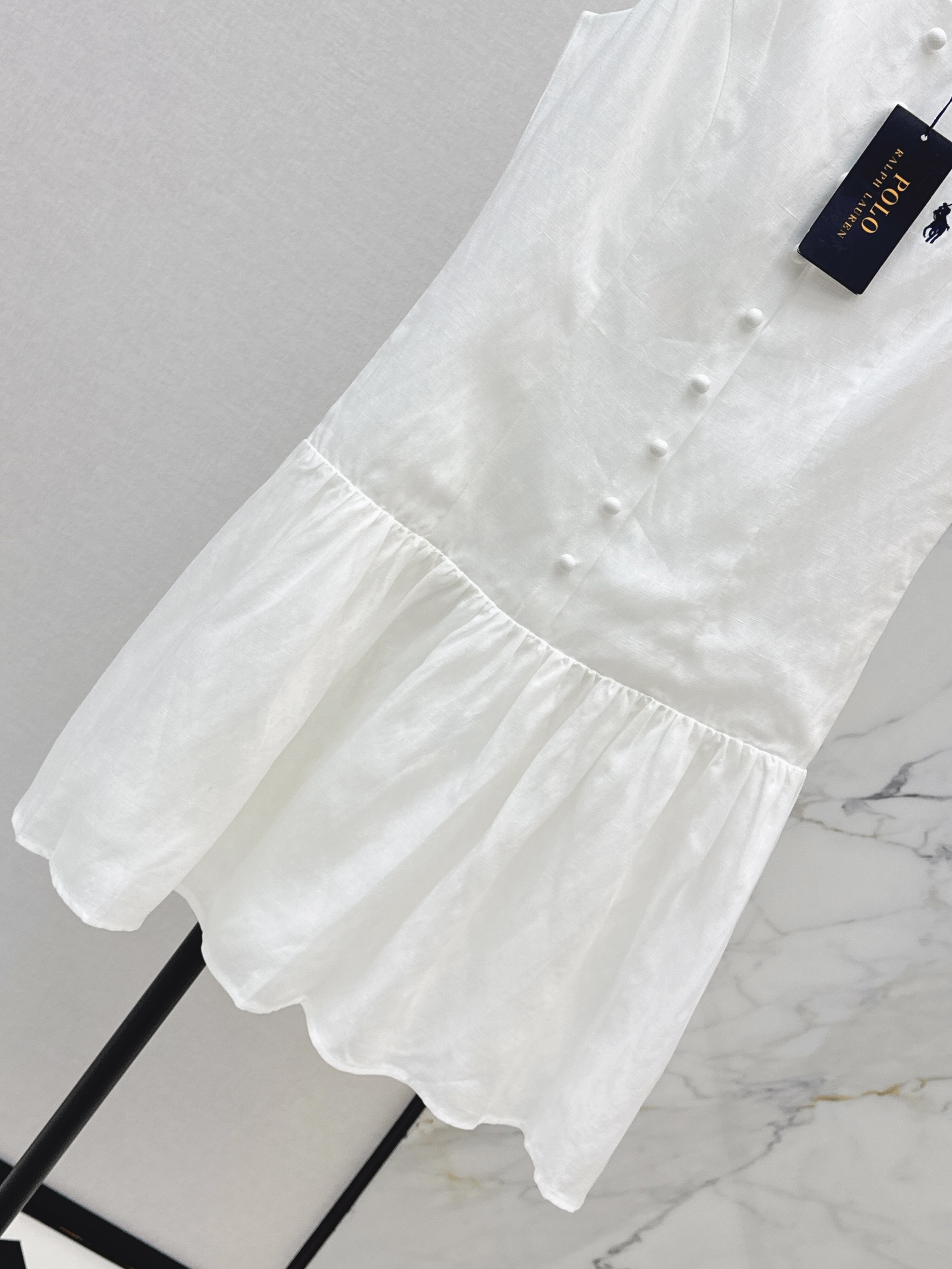 Ralp 26ss embroidery sleeveless dress