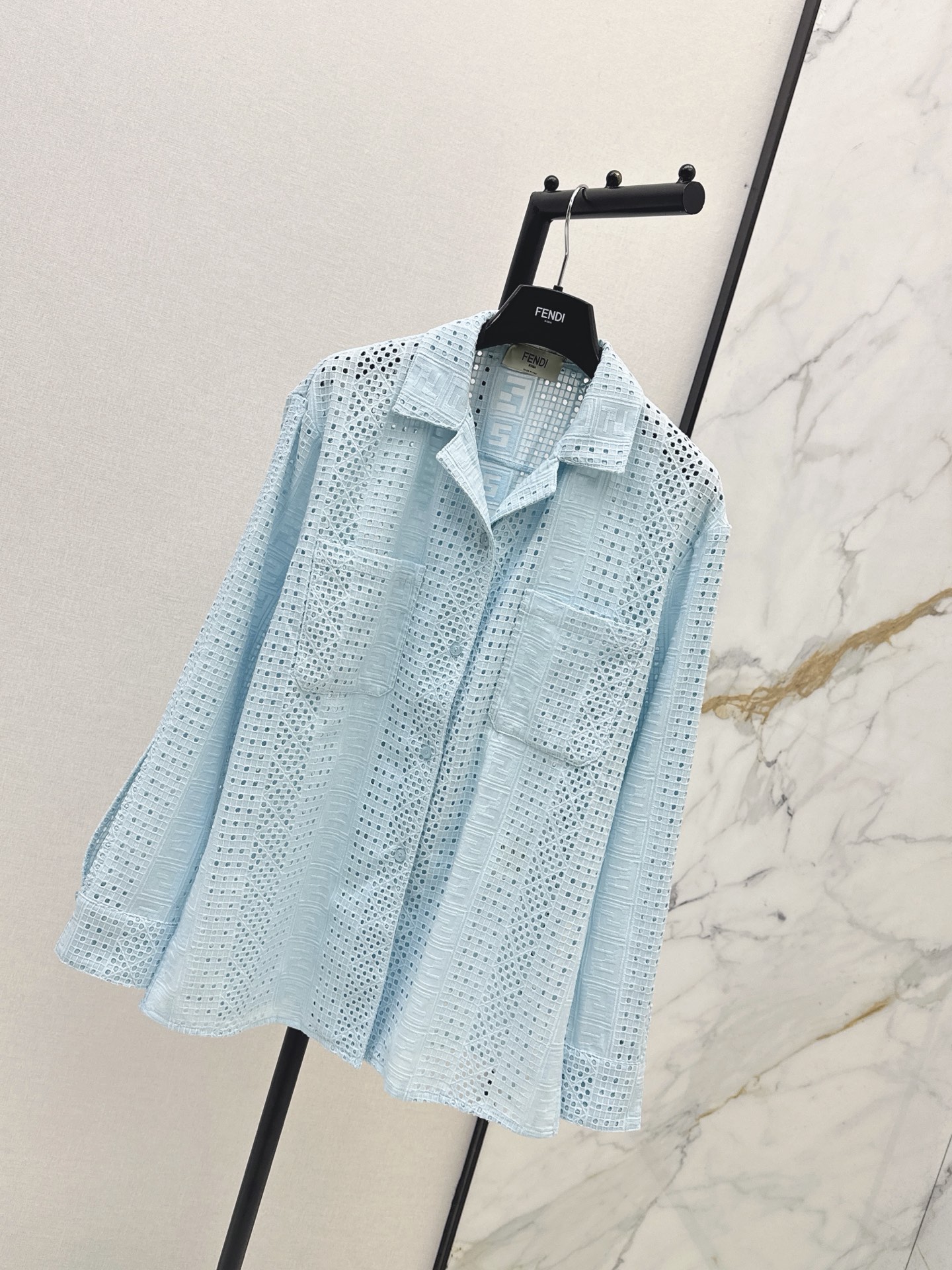 Fen 26ss hollow shirt