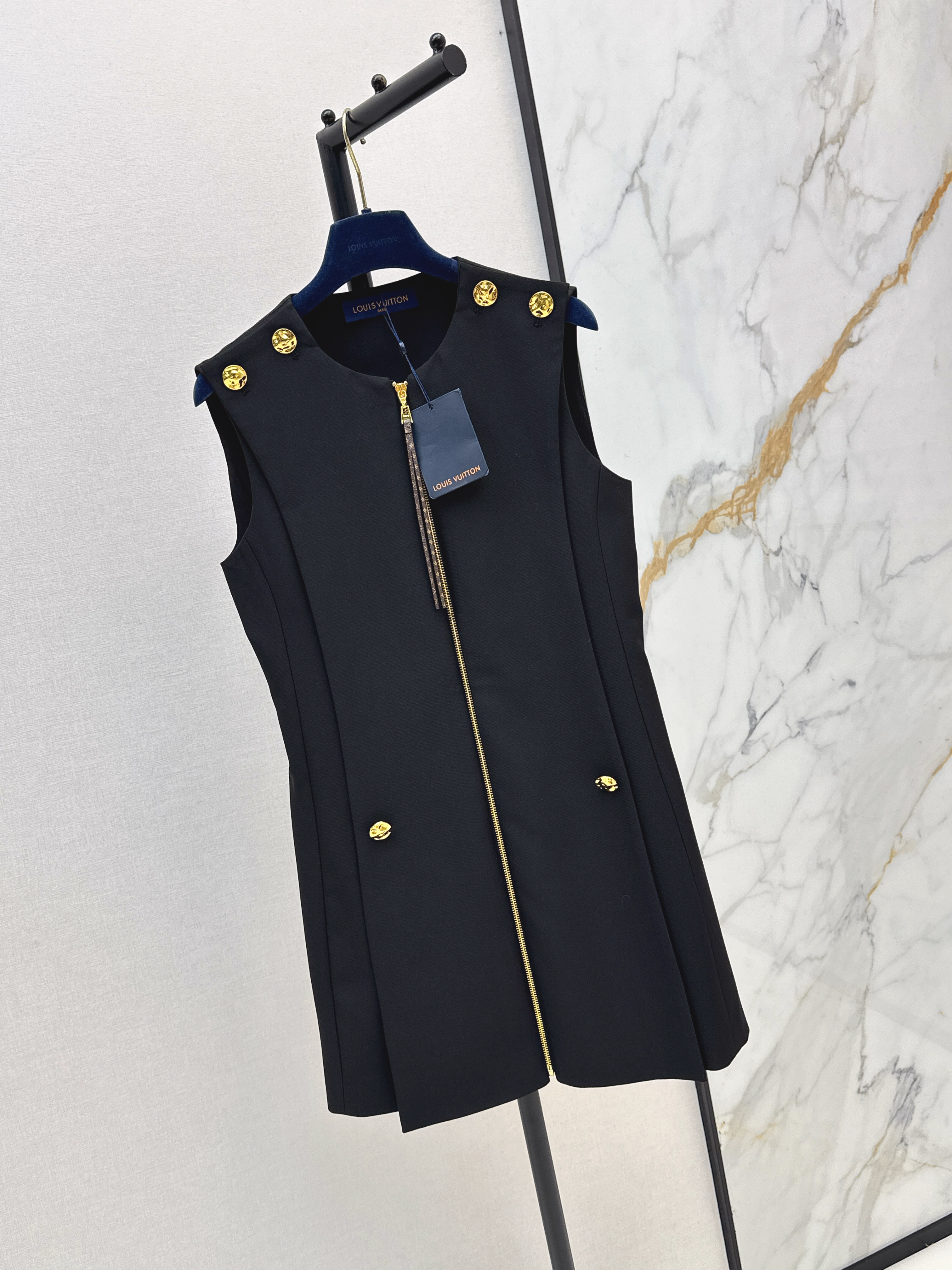 Loui 26ss sleevess zip dress