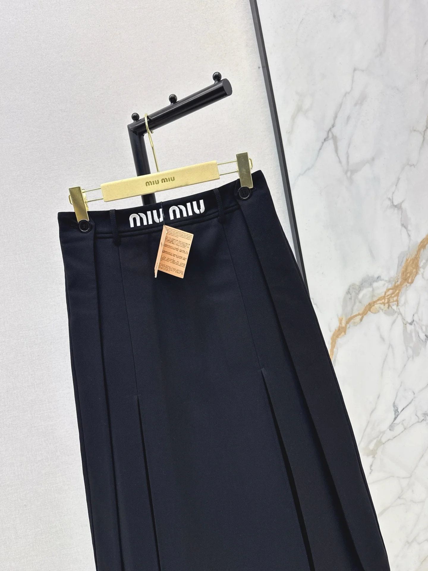 Miu 26ss pleated skirt