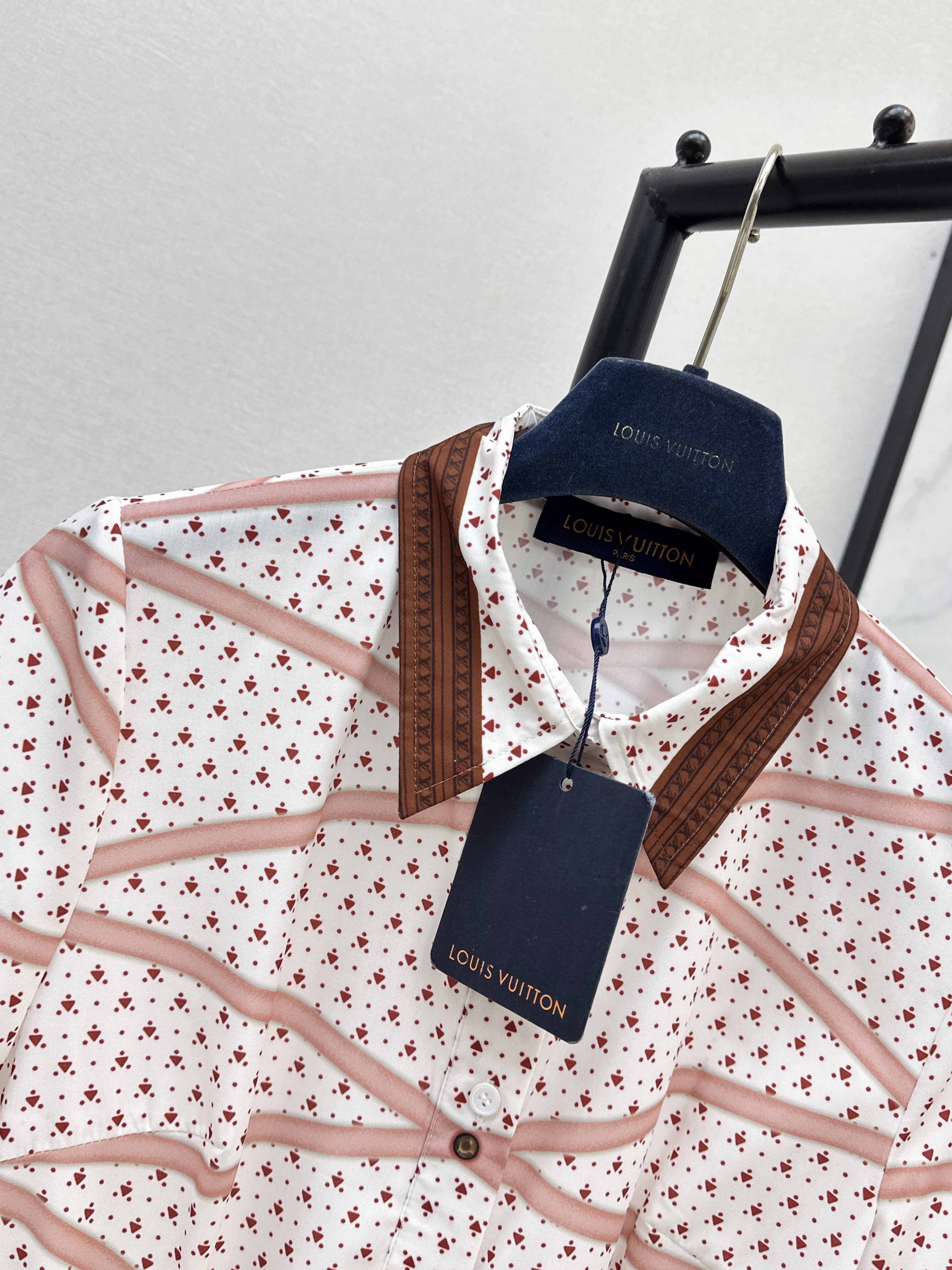 Loui 26ss print belted dress