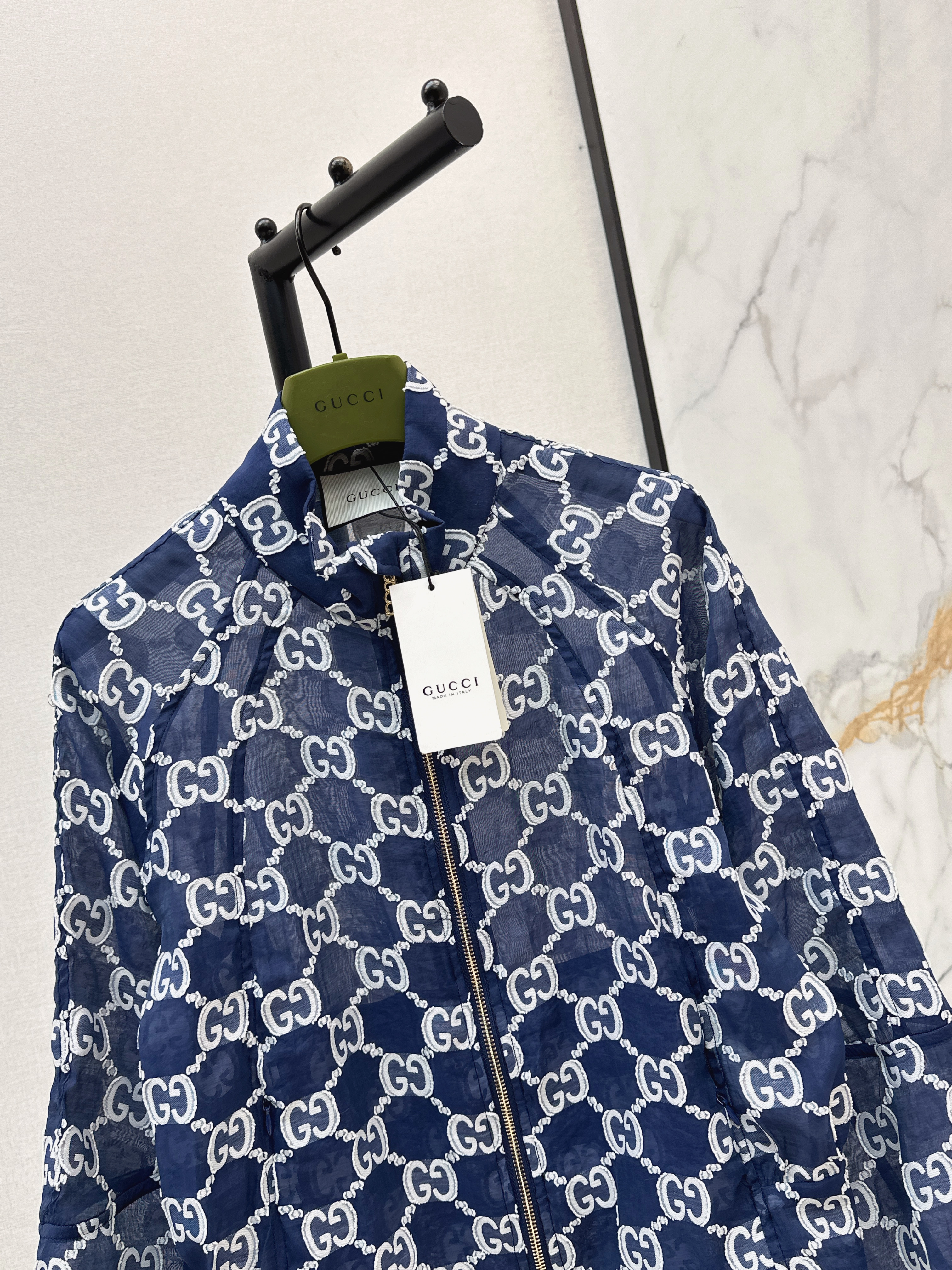 Guc 26SS Monogram Print Cropped Jacket
