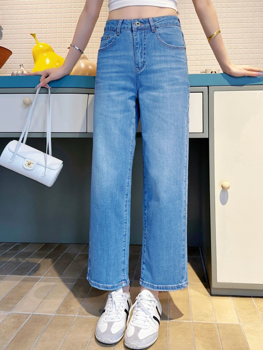 Loe 26ss embroidery jeans