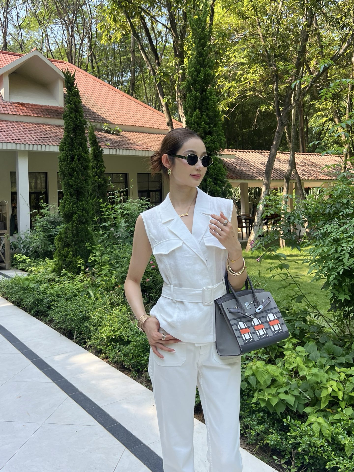 Ralp 26ss linen vest jacket